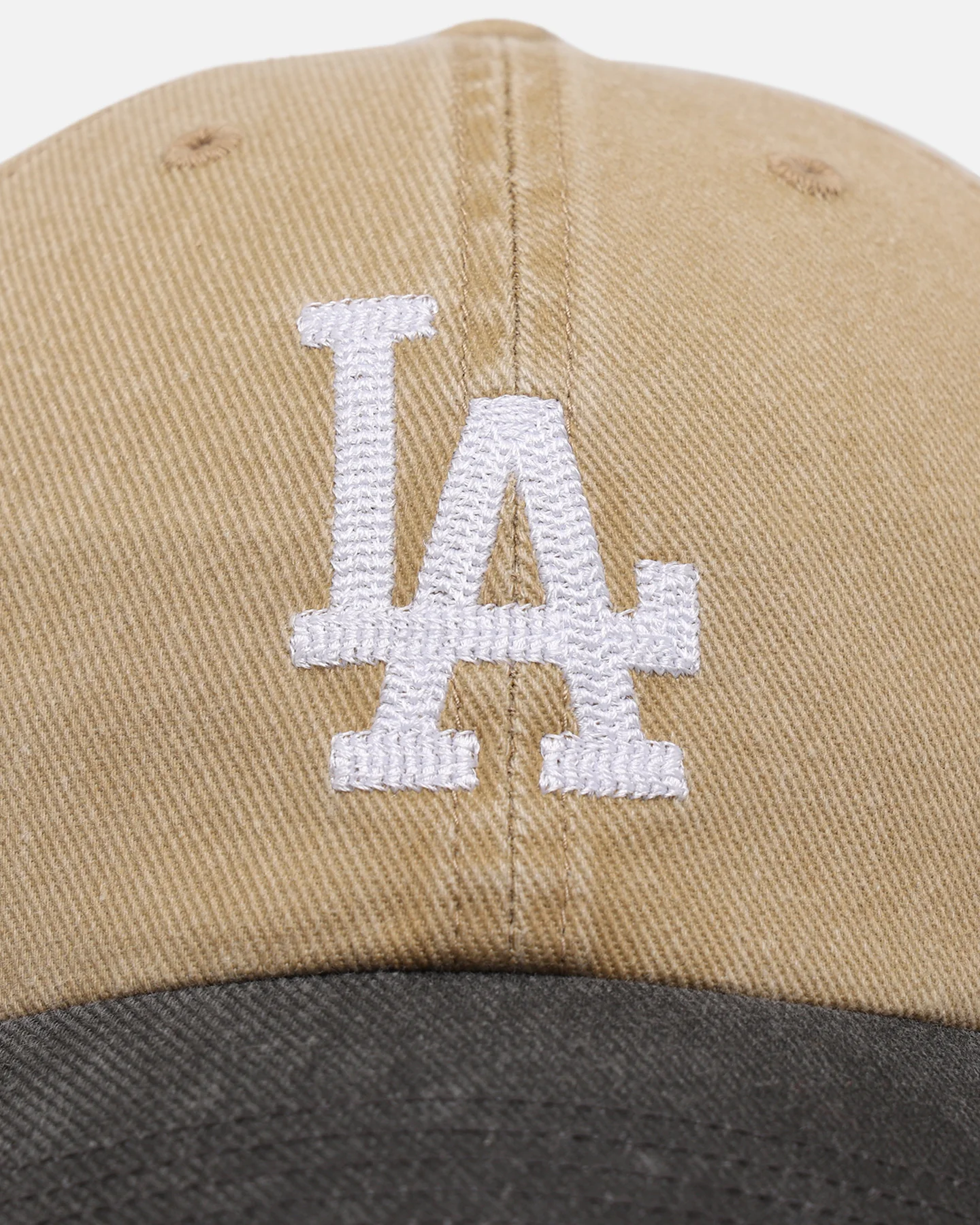 47 Brand Los Angeles Dodgers Apollo Chain Clean Up Strapback Khaki - Image 5