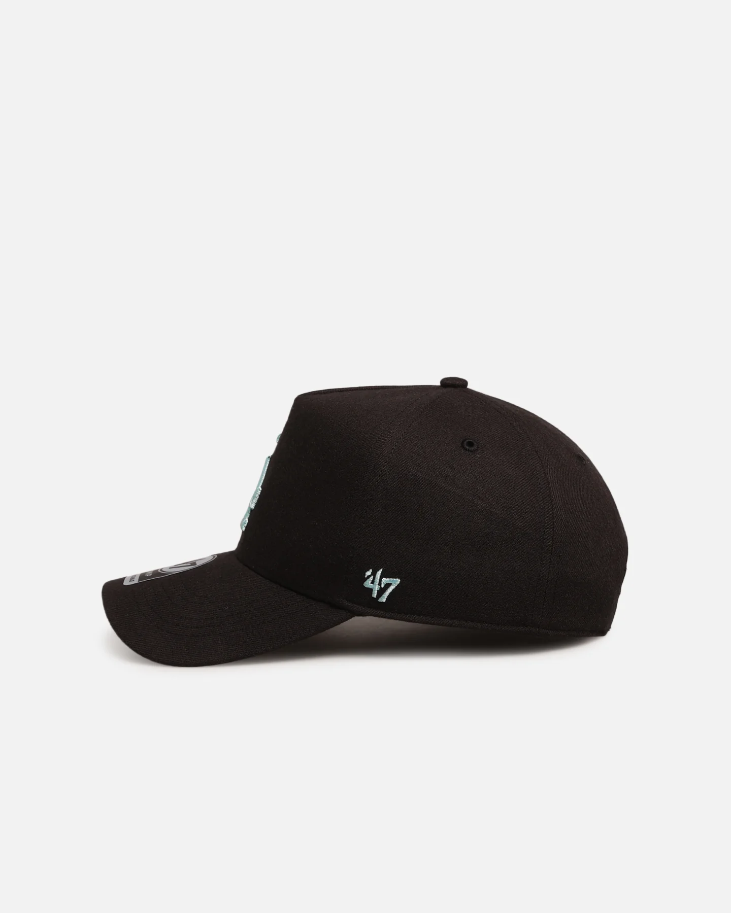 47 Brand Los Angeles Dodgers 'Black Turquoise' 47 MVP Snapback Black/Turquoise - Image 4