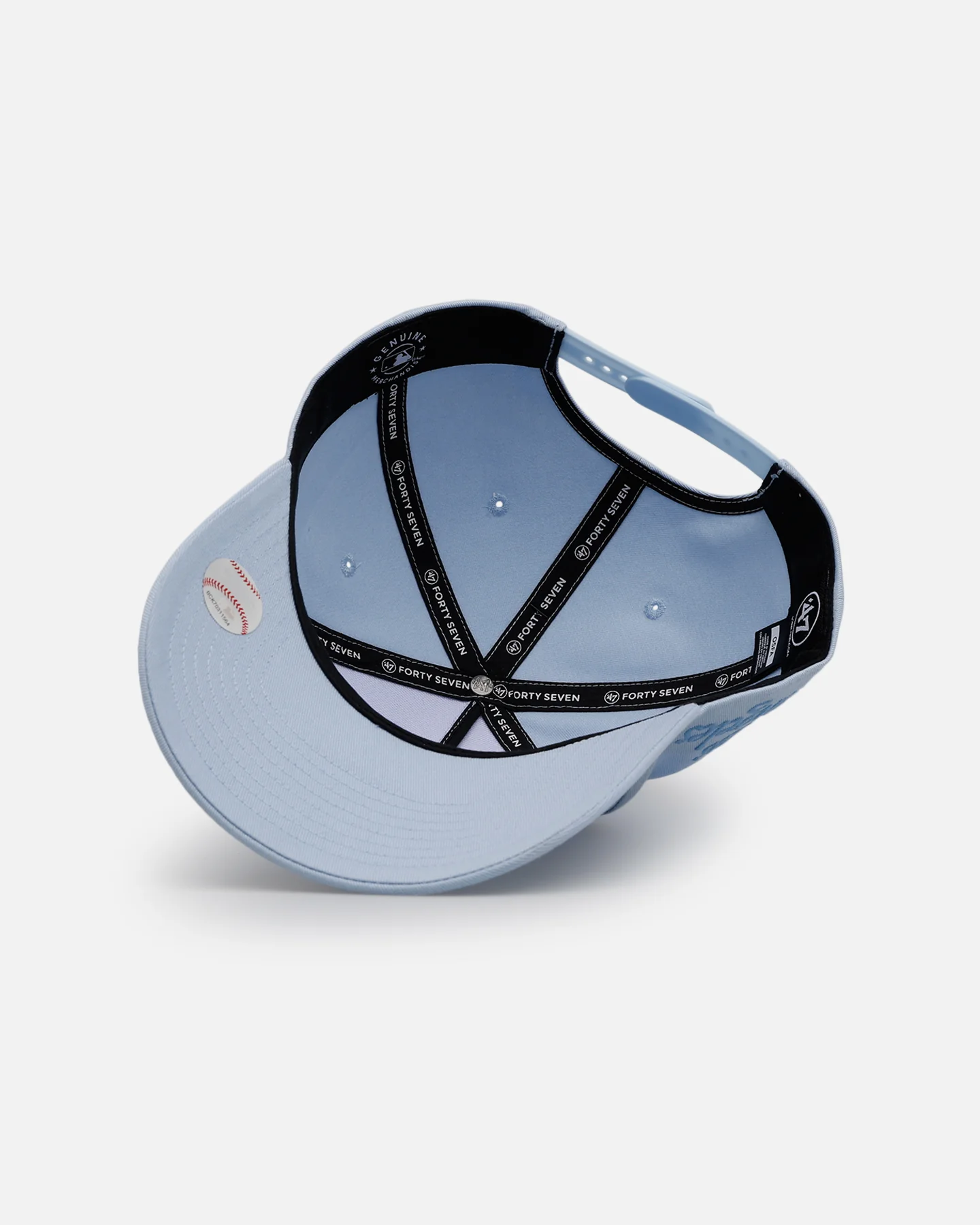 47 Brand Los Angeles Dodgers 'Contemporary Basics' Offside DT Snapback Light Blue - Image 6