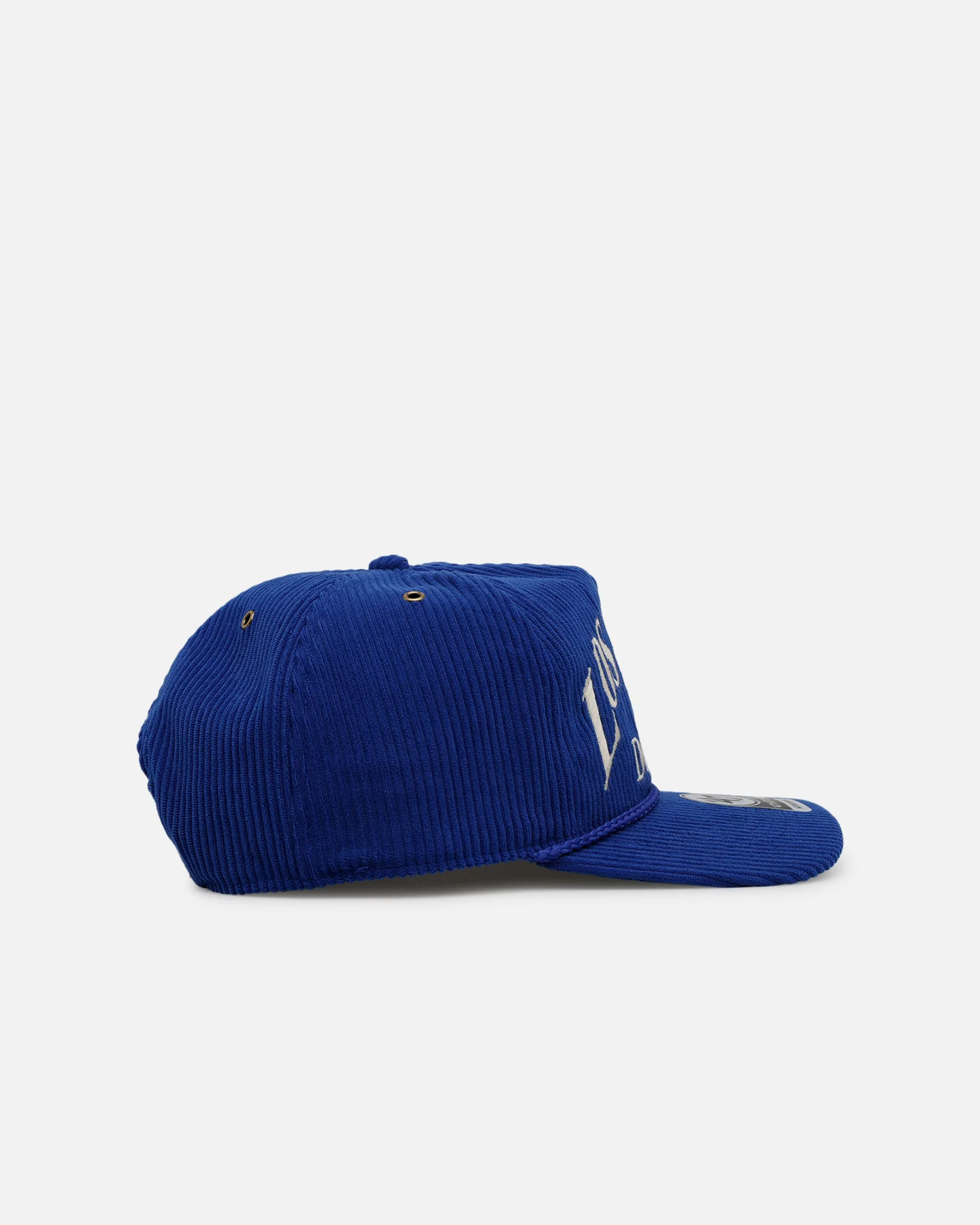 47 Brand Los Angeles Dodgers 'Pitchout' 47 Hitch Corduroy Snapback Blue - Image 4