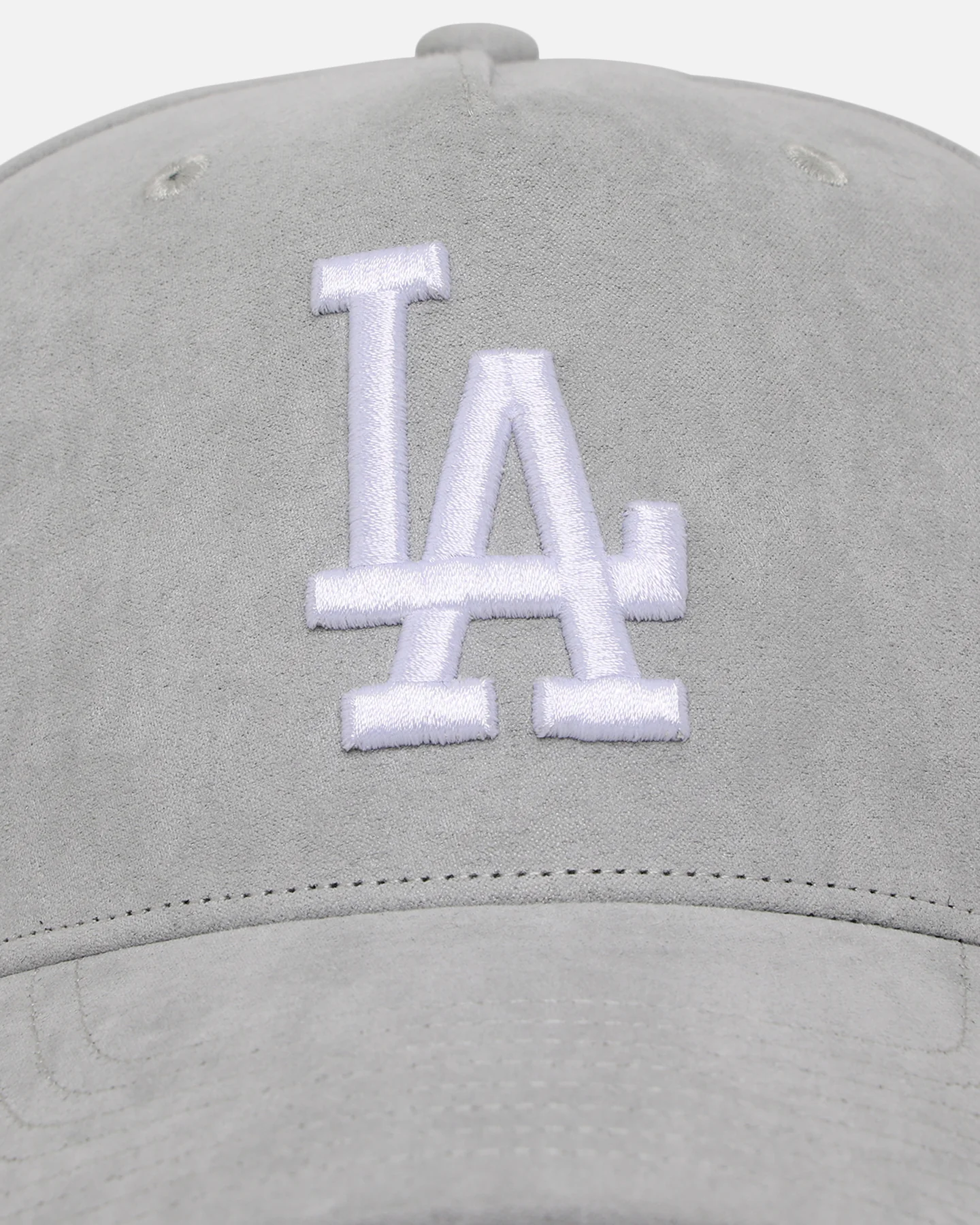 47 Brand Los Angeles Dodgers 'Ultrasuede' '47 MVP DT Strapback Gray/White - Image 5