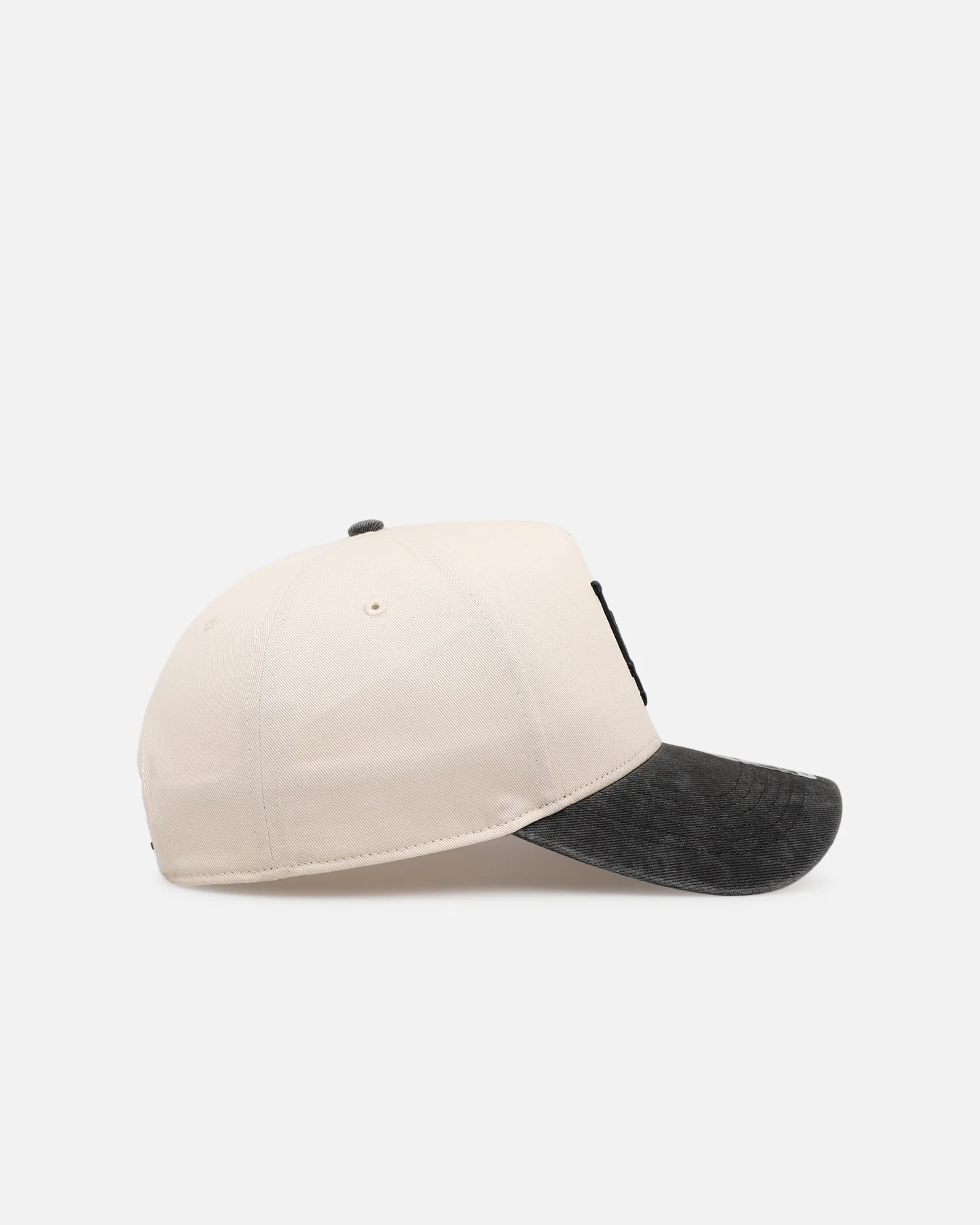 47 Brand Los Angeles Dodgers 'Washed Black Visor' 47 Offside Snapback Natural - Image 3