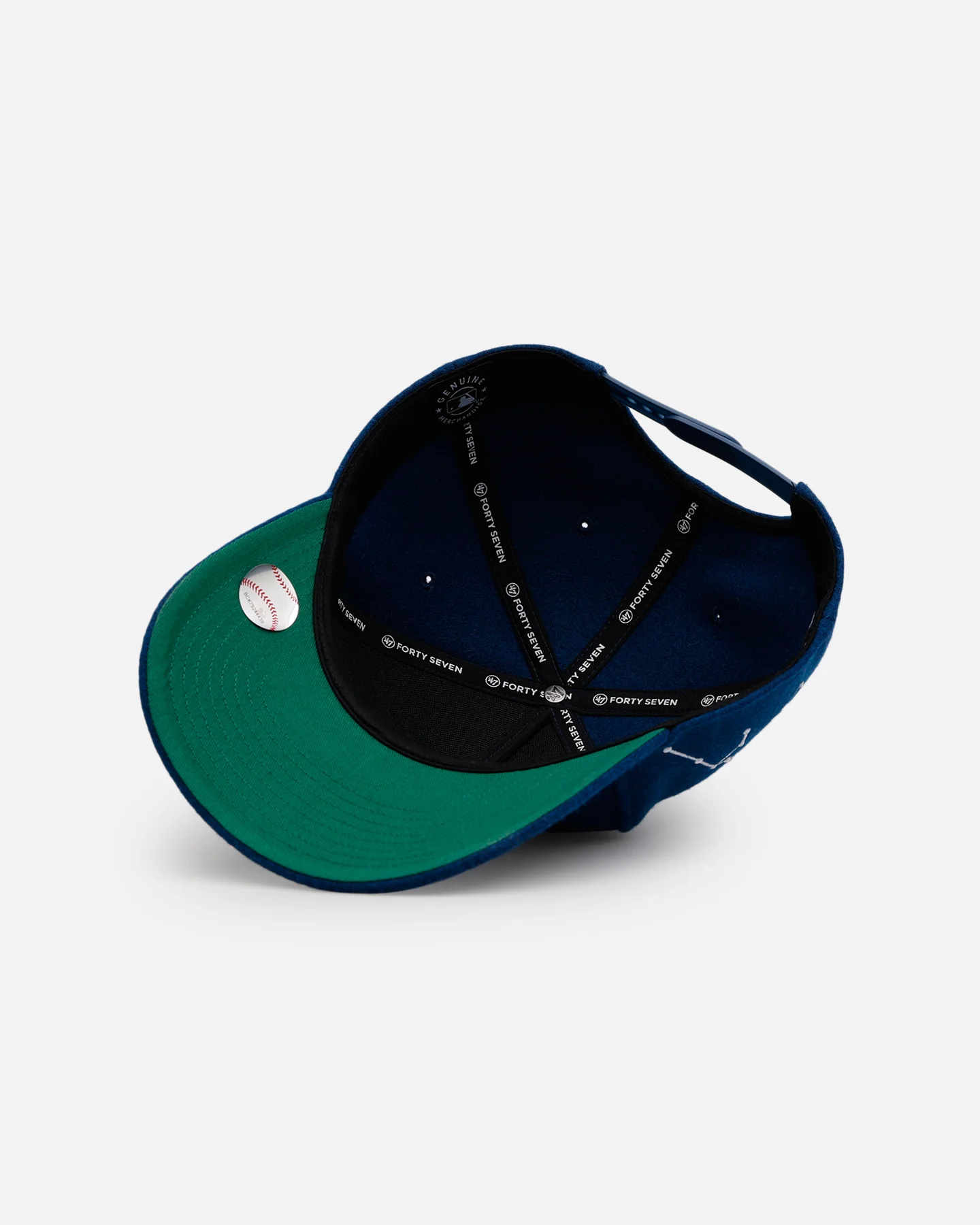 47 Brand Los Angeles Dodgers 'Zodiac' Aquarius 47 Offside Snapback Navy Blazer - Image 7