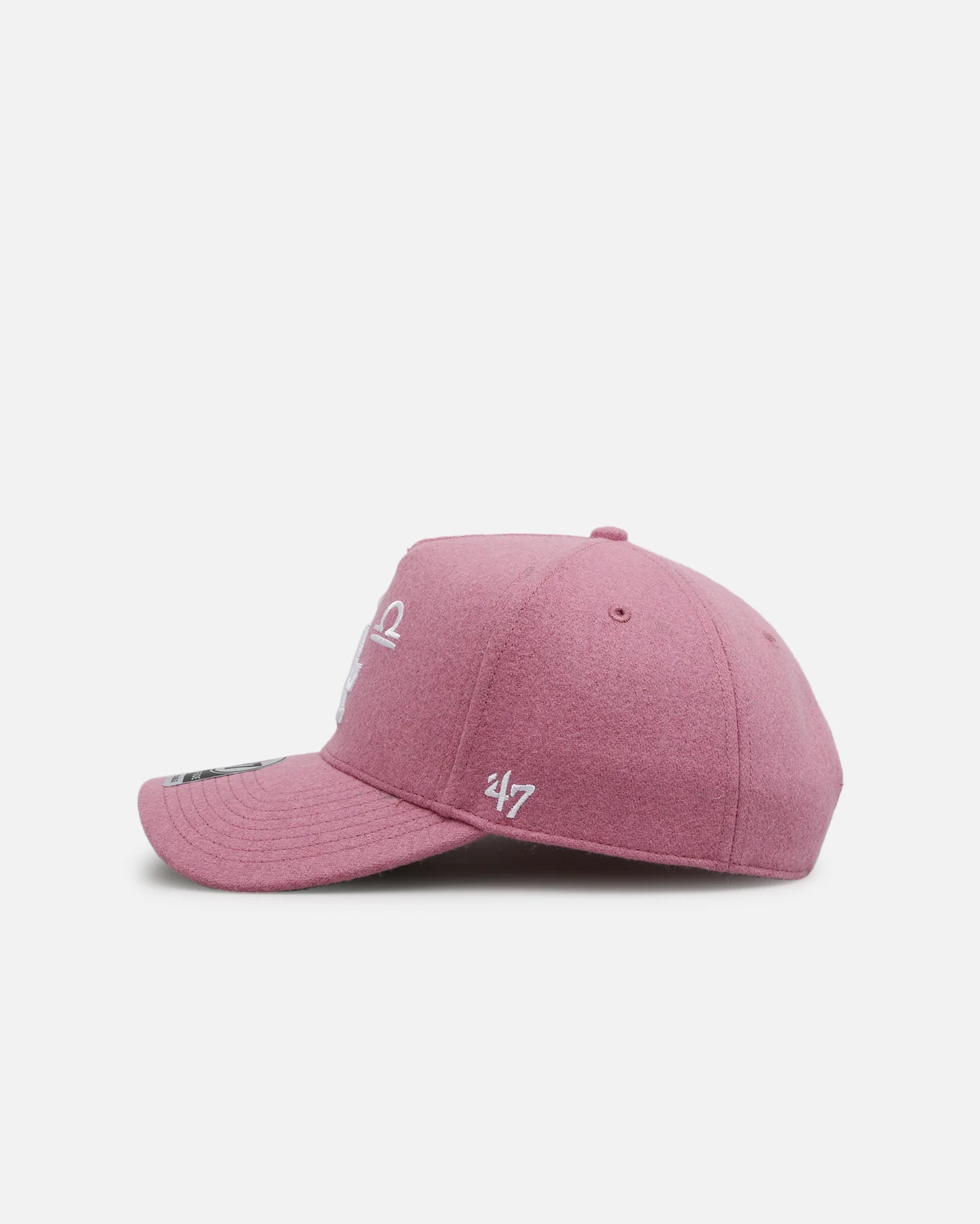 47 Brand Los Angeles Dodgers 'Zodiac' Libra 47 Offside Snapback Mauve - Image 5