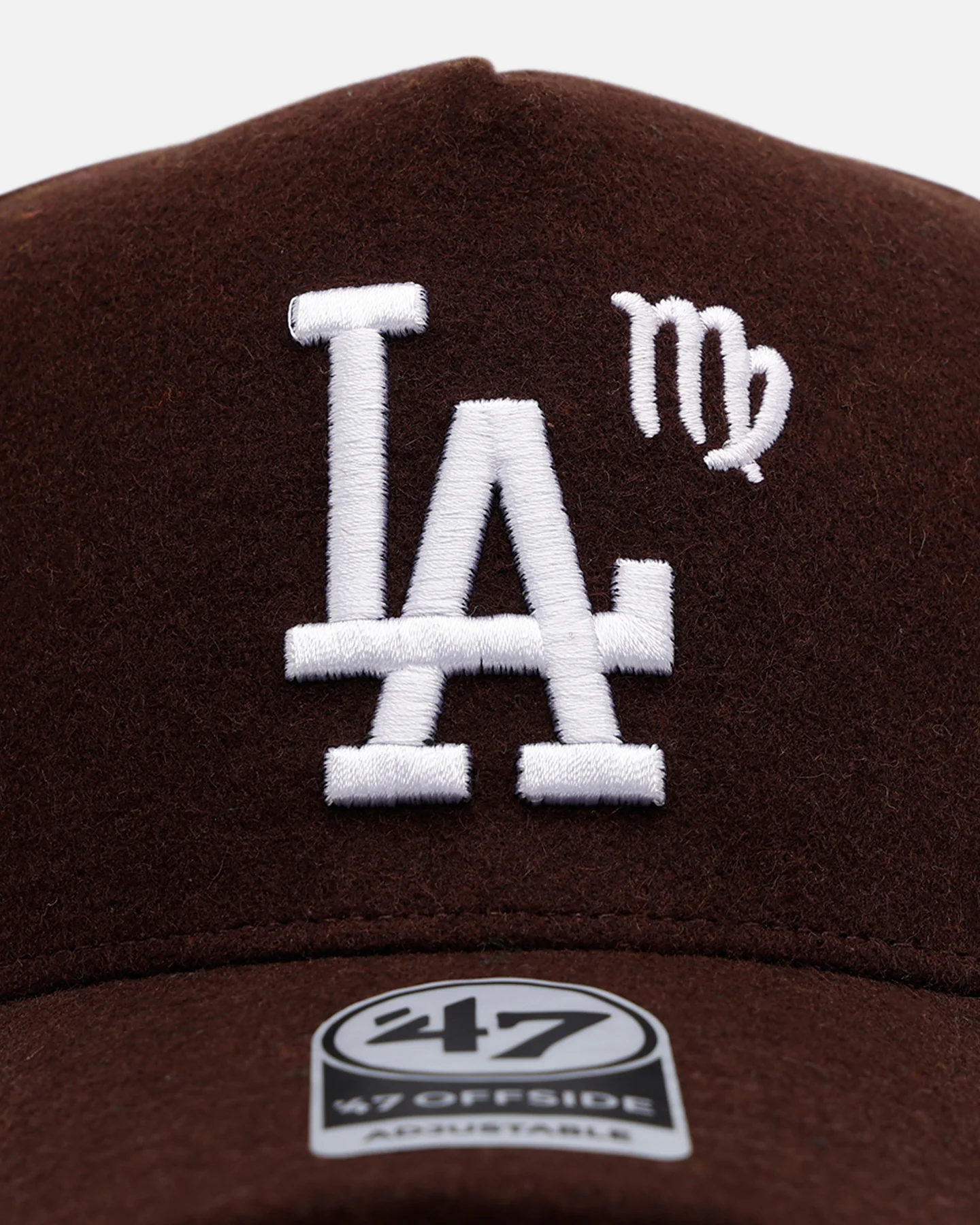 47 Brand Los Angeles Dodgers 'Zodiac' Virgo 47 Offside Snapback Brown - Image 6