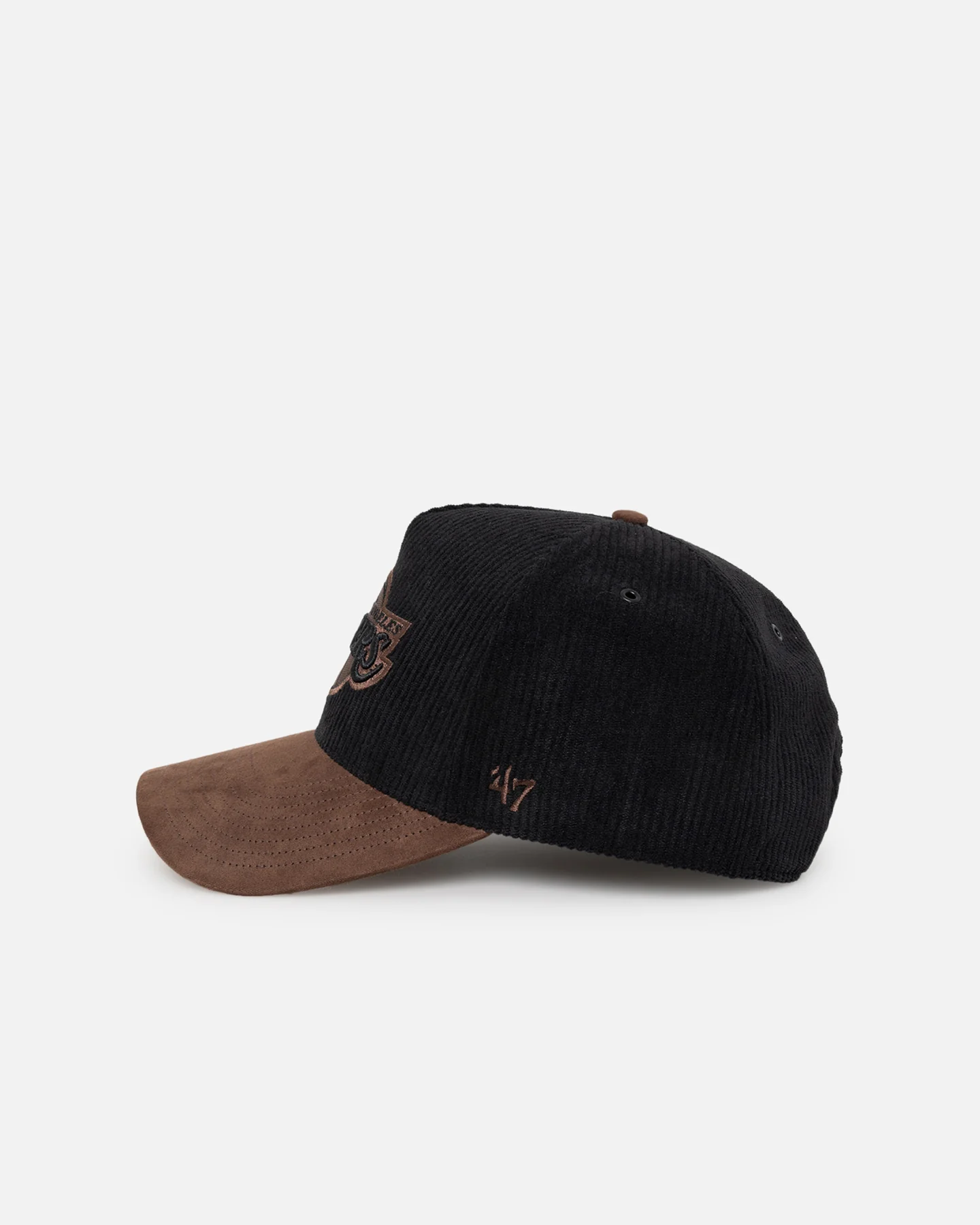 47 Brand Los Angeles Lakers 'Black Barren' 47 Offside DT Snapback Black - Image 5