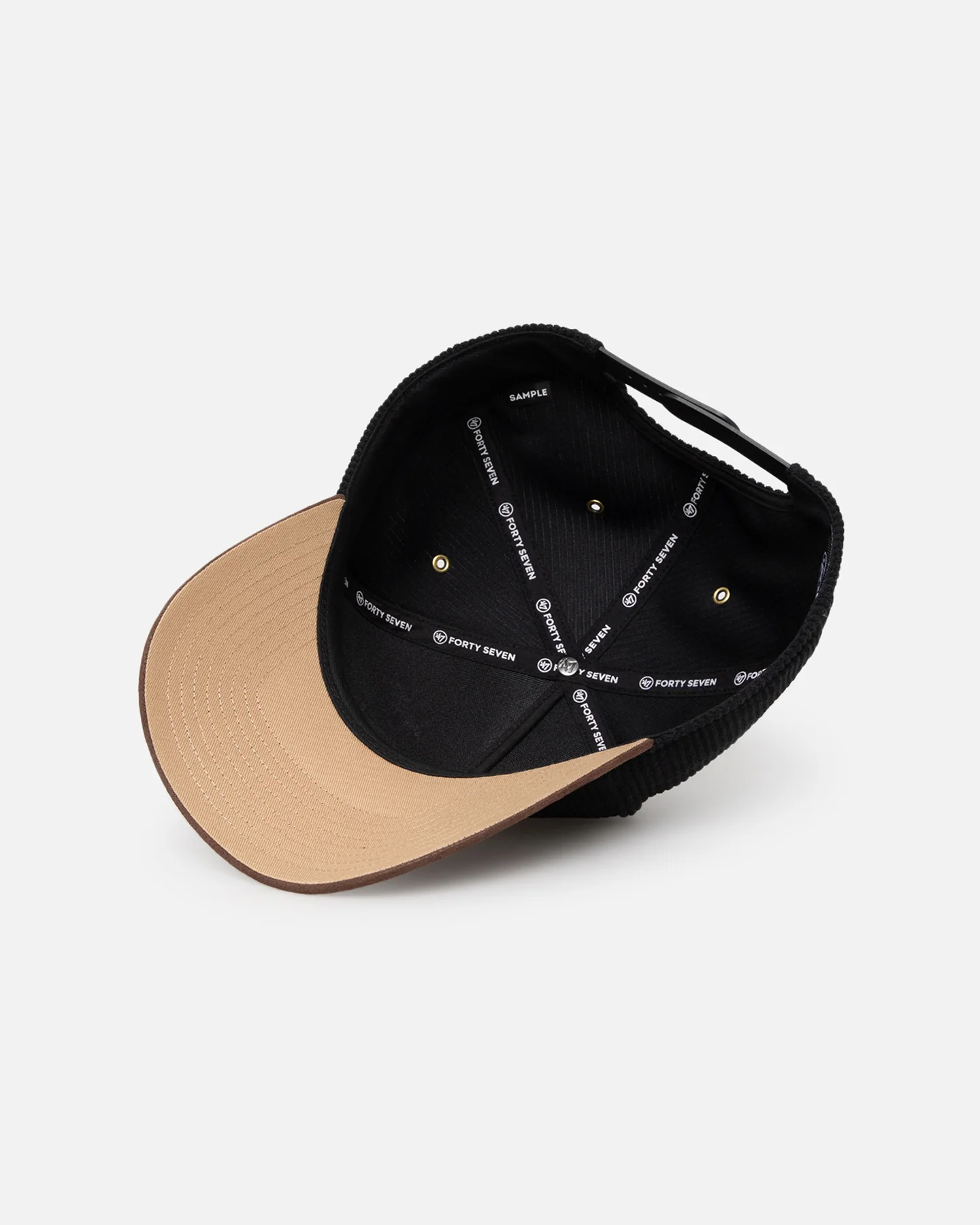 47 Brand Los Angeles Lakers 'Black Barren' 47 Offside DT Snapback Black - Image 7