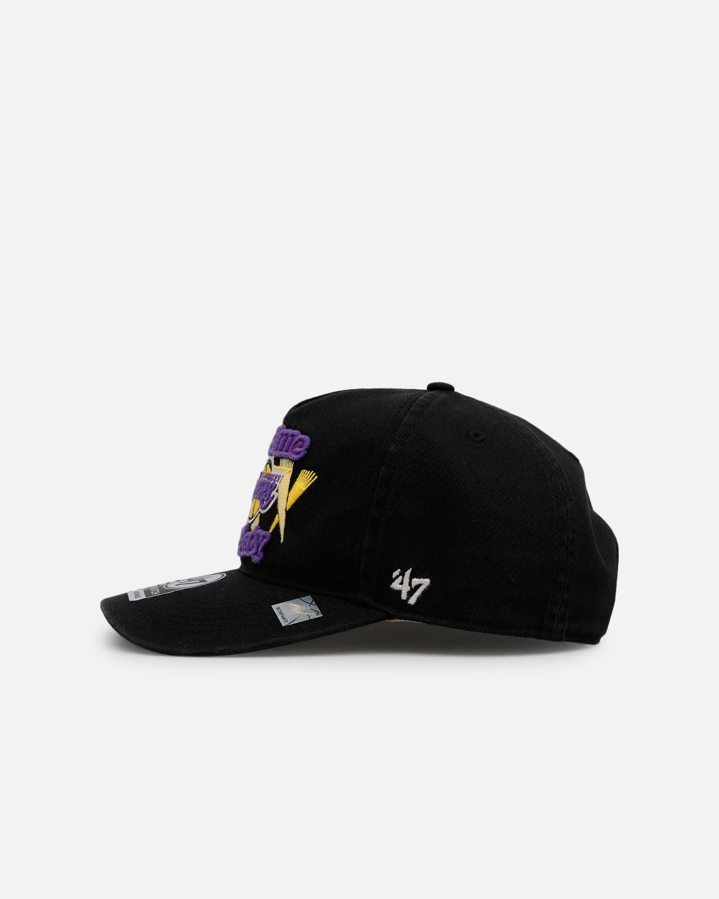 47 Brand Los Angeles Lakers 'NBA Trophy Case' Premium Hitch Snapback Black - Image 4