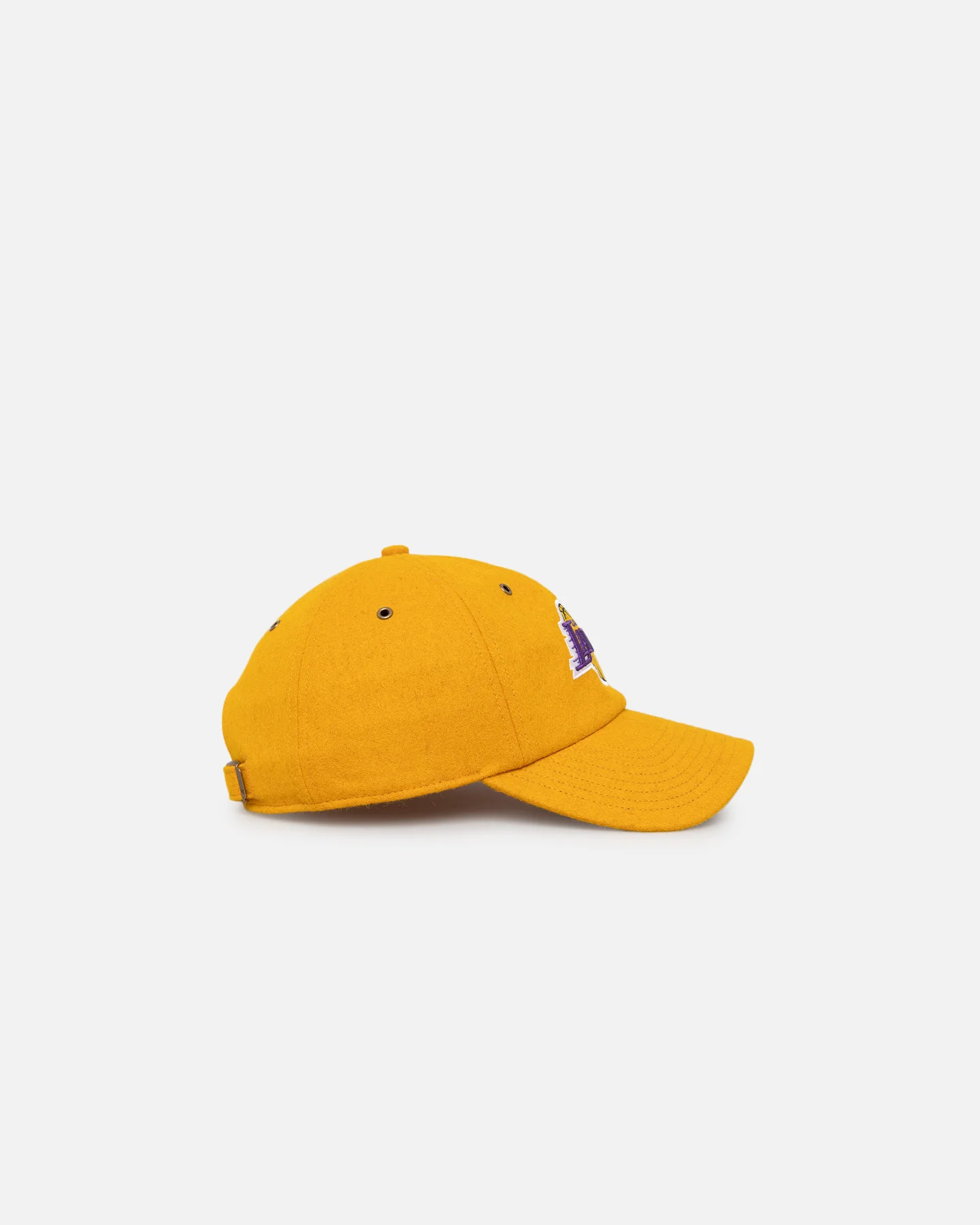 47 Brand Los Angeles Lakers Wooly Clean Up Strapback Gold - Image 3