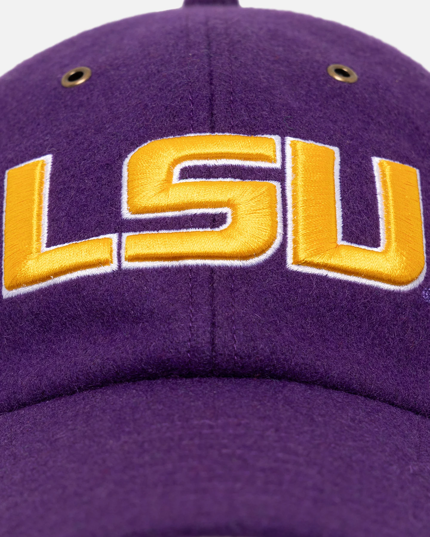 47 Brand Louisiana State Tigers LSU Wooly Clean Up Strapback Purple - Image 2