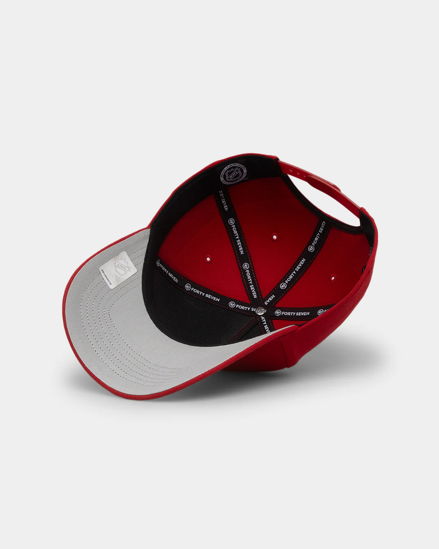 47 Brand Men's Chicago Blackhawks MVP DT Snapback Red - Image 6