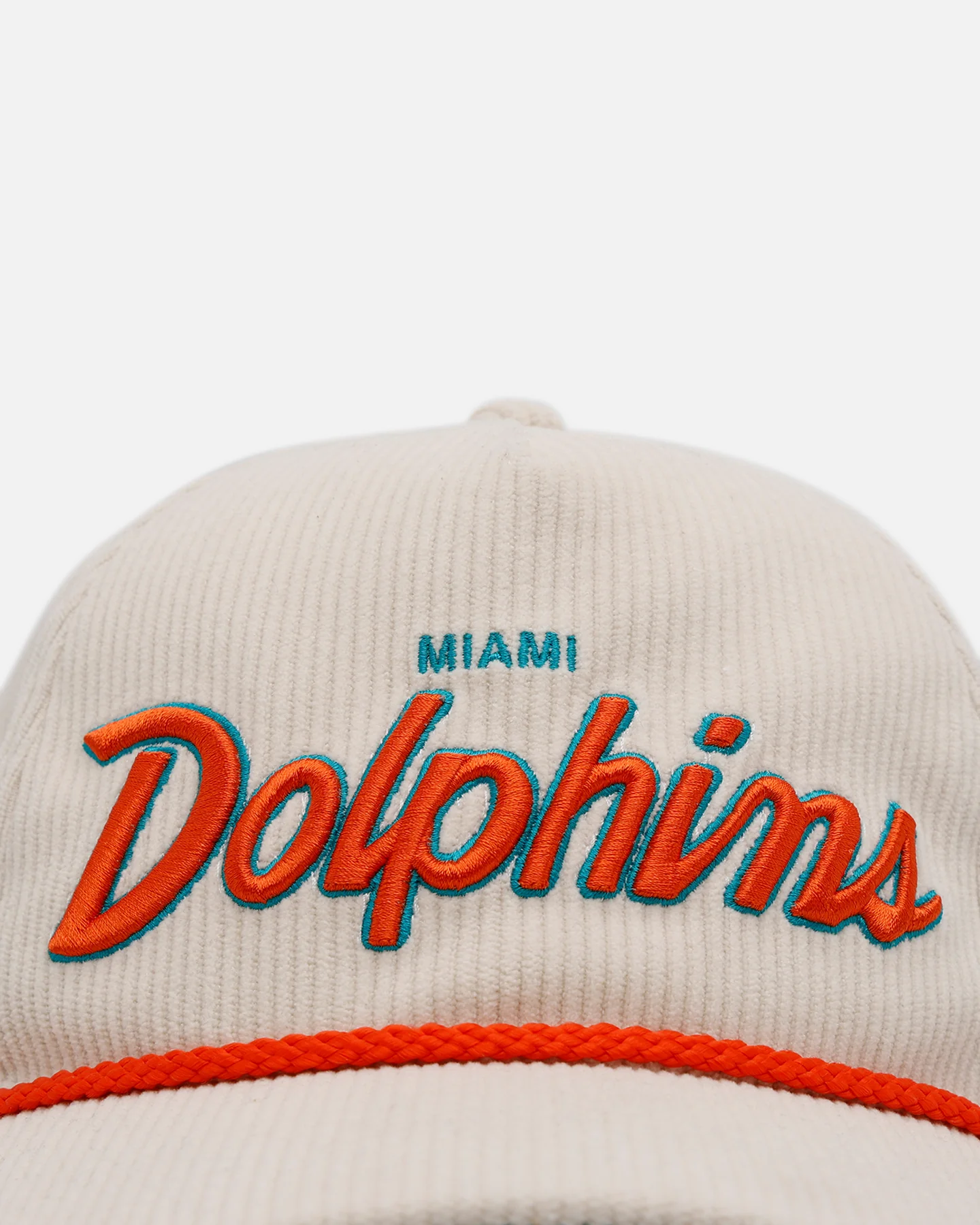 47 Brand Miami Dolphins 'Natural Script' Premium Hitch Corduroy Snapback Natural - Image 6