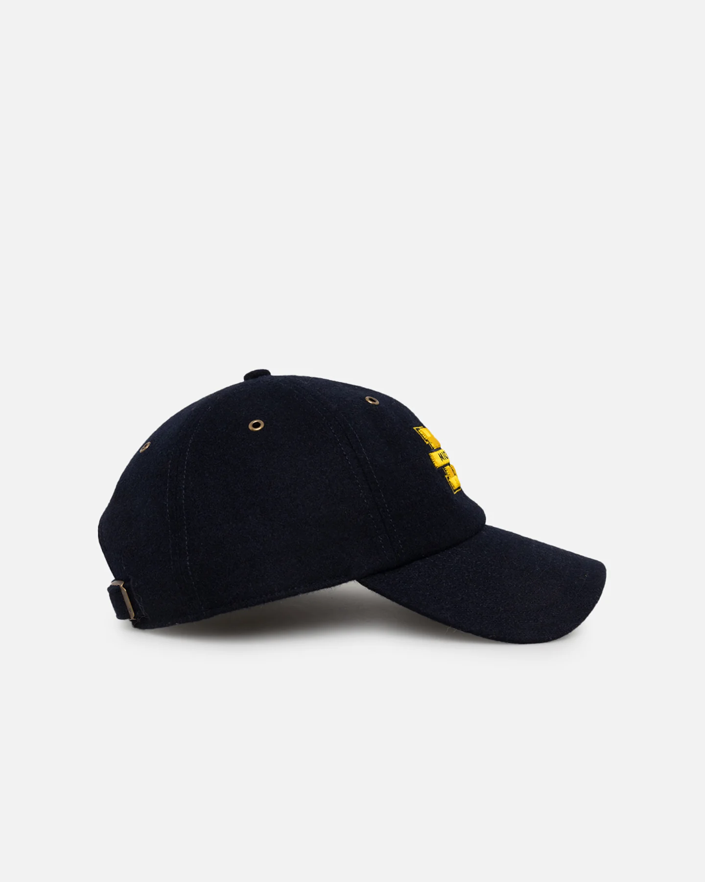 47 Brand Michigan Wolverines Wooly Clean Up Strapback Navy - Image 4