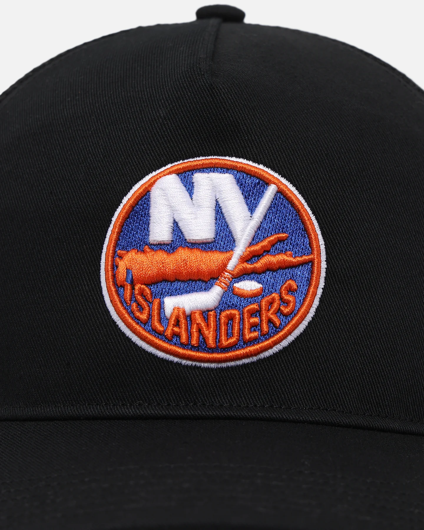 47 Brand New York Islanders Mesh '47 Hitch Trucker Snapback Black/Team - Image 5