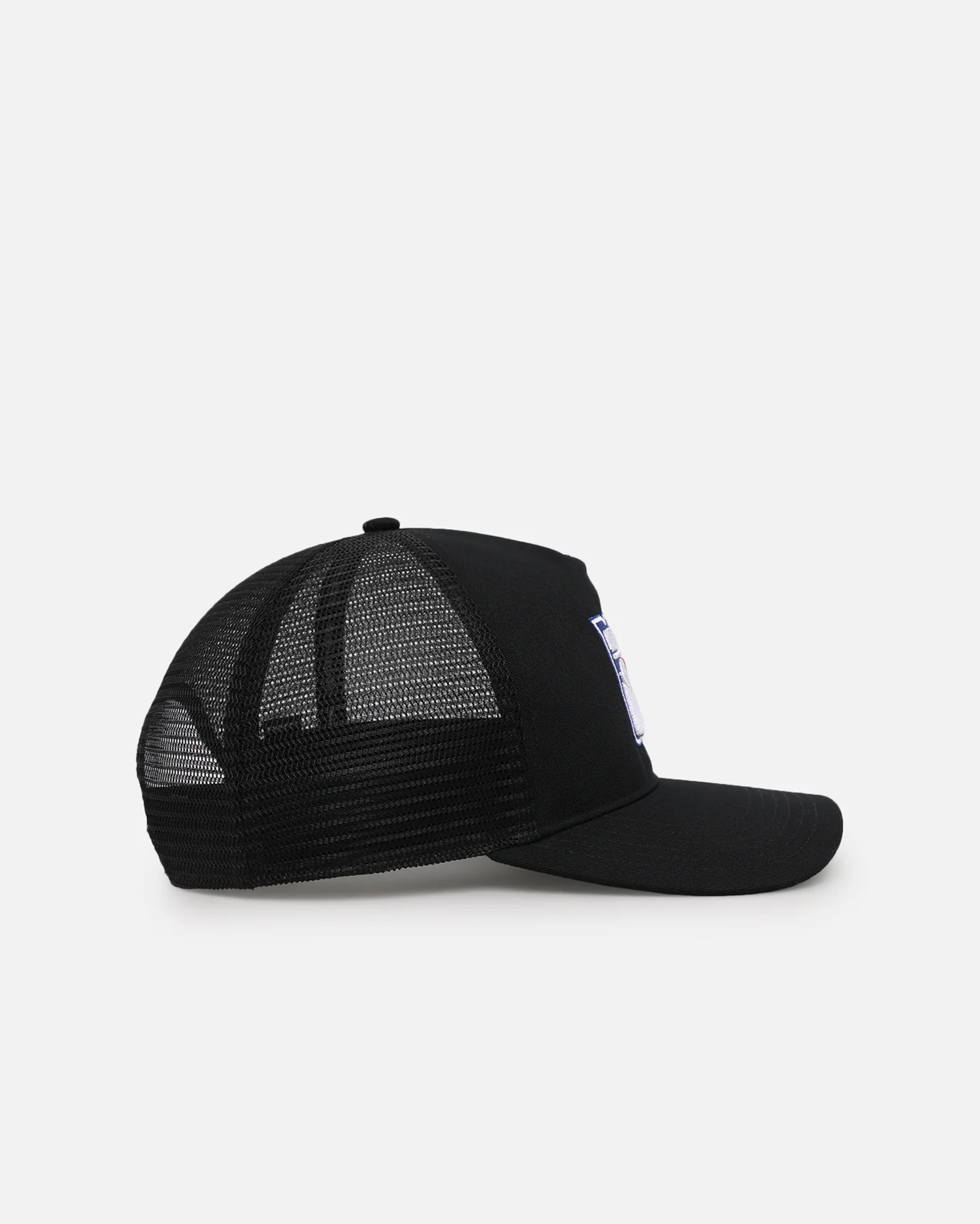 47 Brand New York Rangers Mesh '47 Hitch Trucker Snapback Black/Team - Image 3