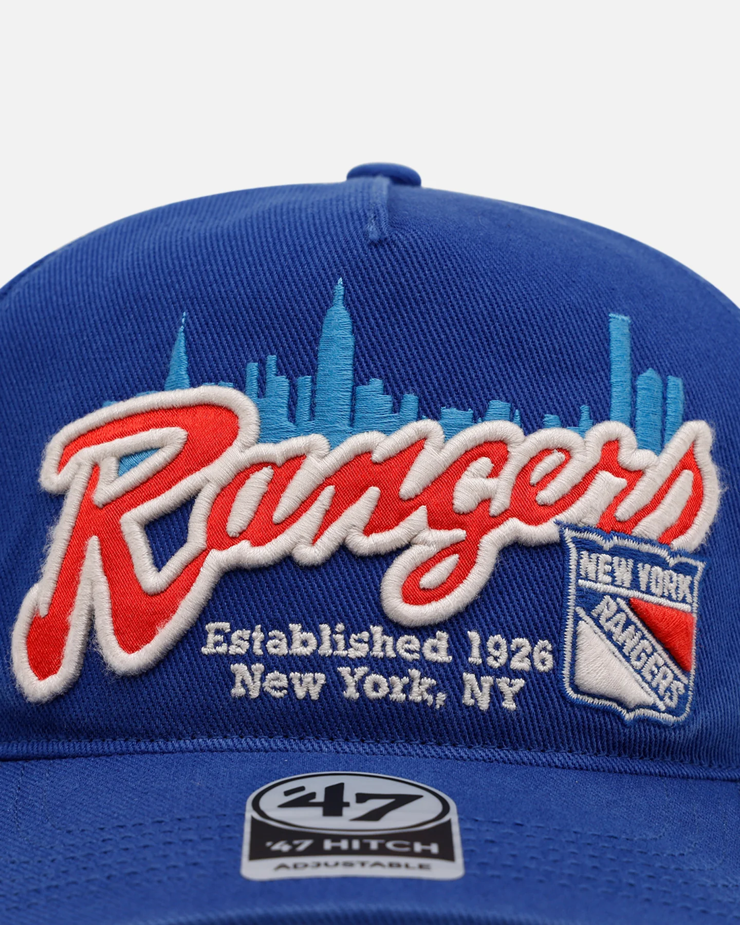 47 Brand New York Rangers 'NHL Trophy Case' Premium Hitch Snapback Blue - Image 5