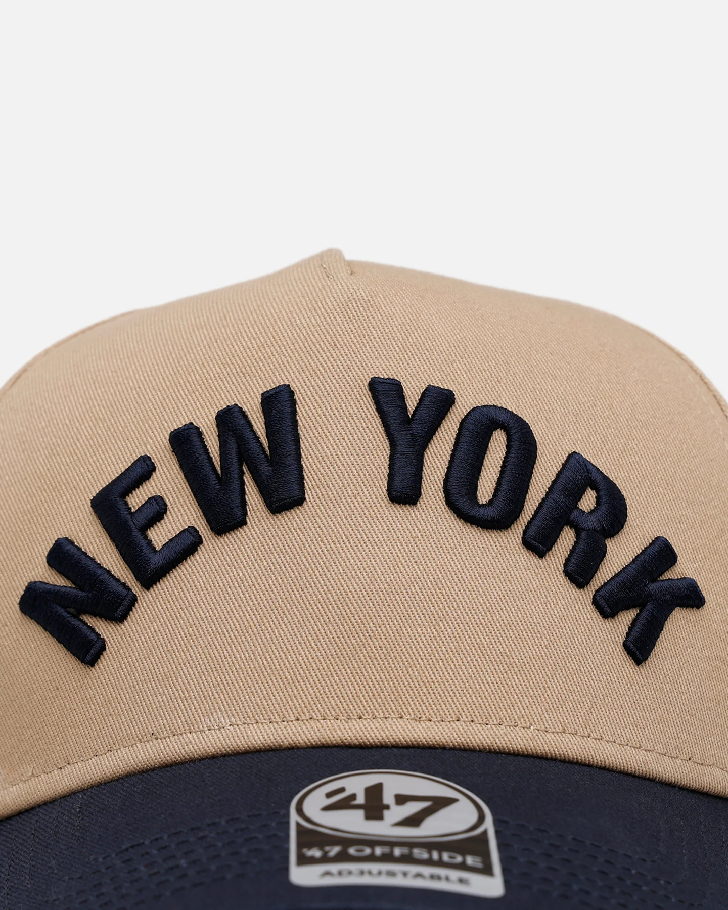 47 Brand New York Yankees 'Arch' 47 Offside Snapback Khaki/Official Team Color - Image 5