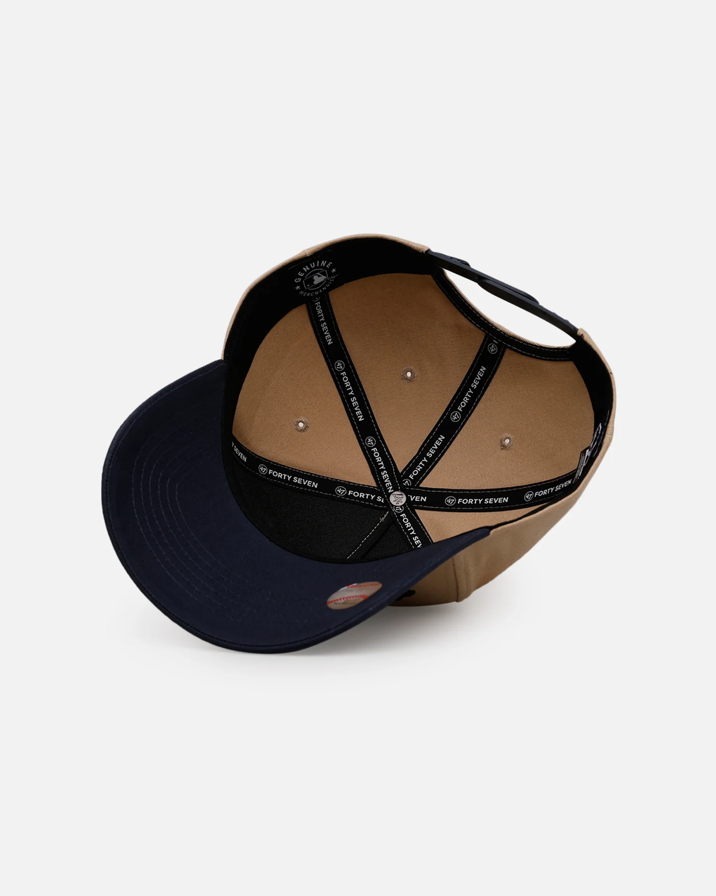 47 Brand New York Yankees 'Arch' 47 Offside Snapback Khaki/Official Team Color - Image 6