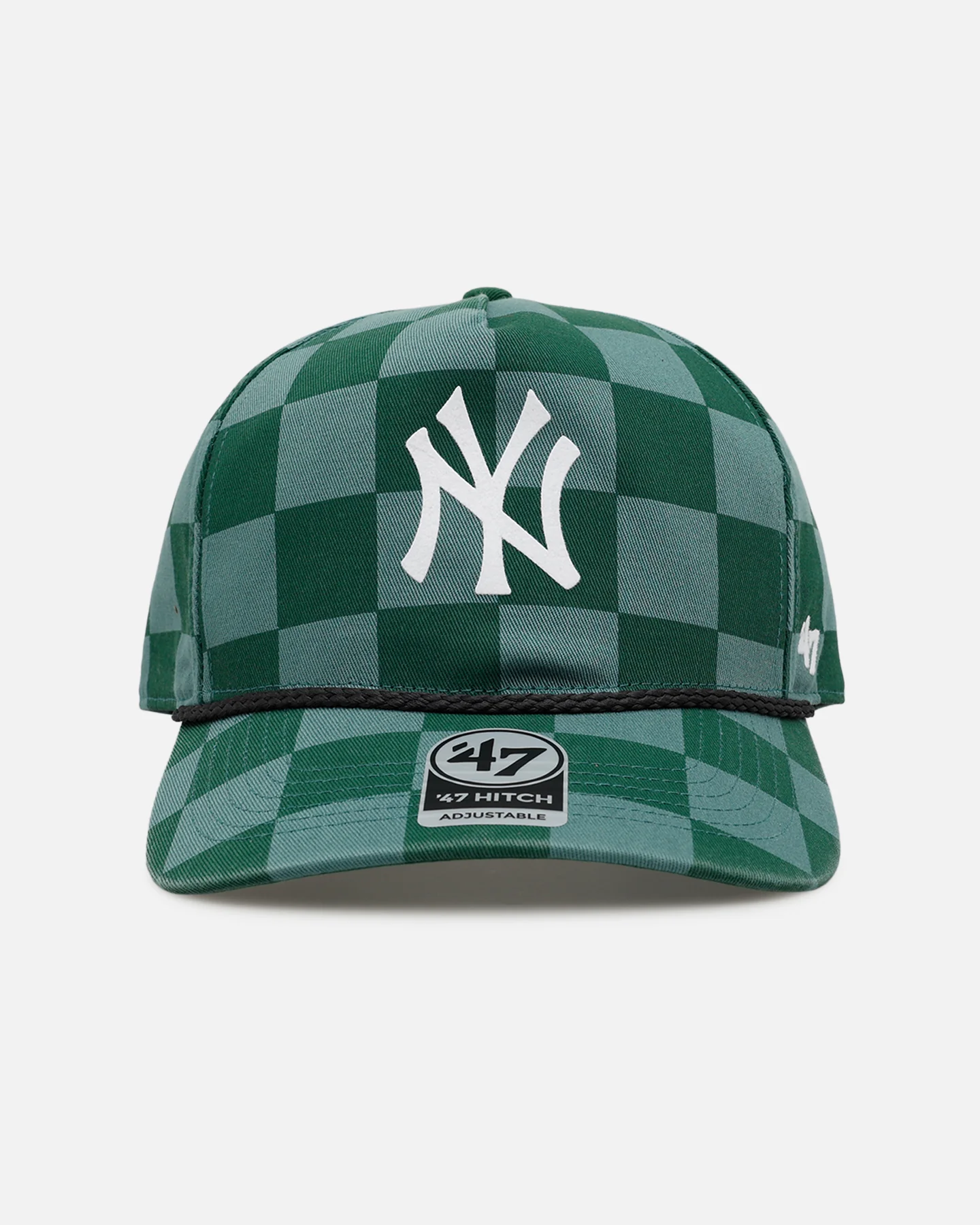 47 Brand New York Yankees 'Checkerboard' 47 Hitch Snapback Green
