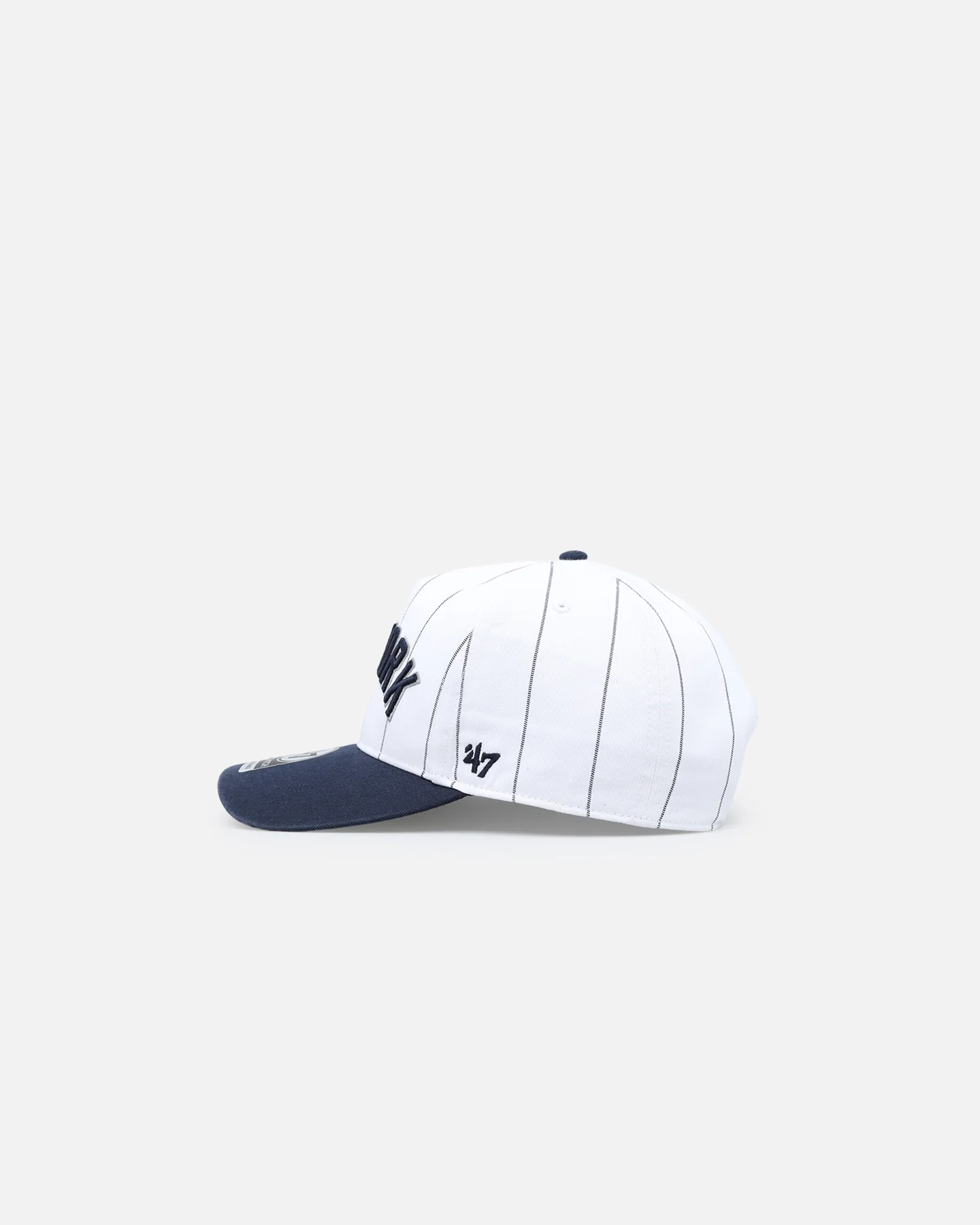47 Brand New York Yankees 'Double Header Pinstripe' '47 Hitch Snapback White - Image 4