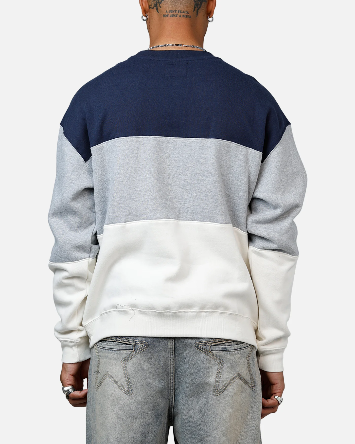 47 Brand New York Yankees On Five Crewneck Navy/Grey - Image 2