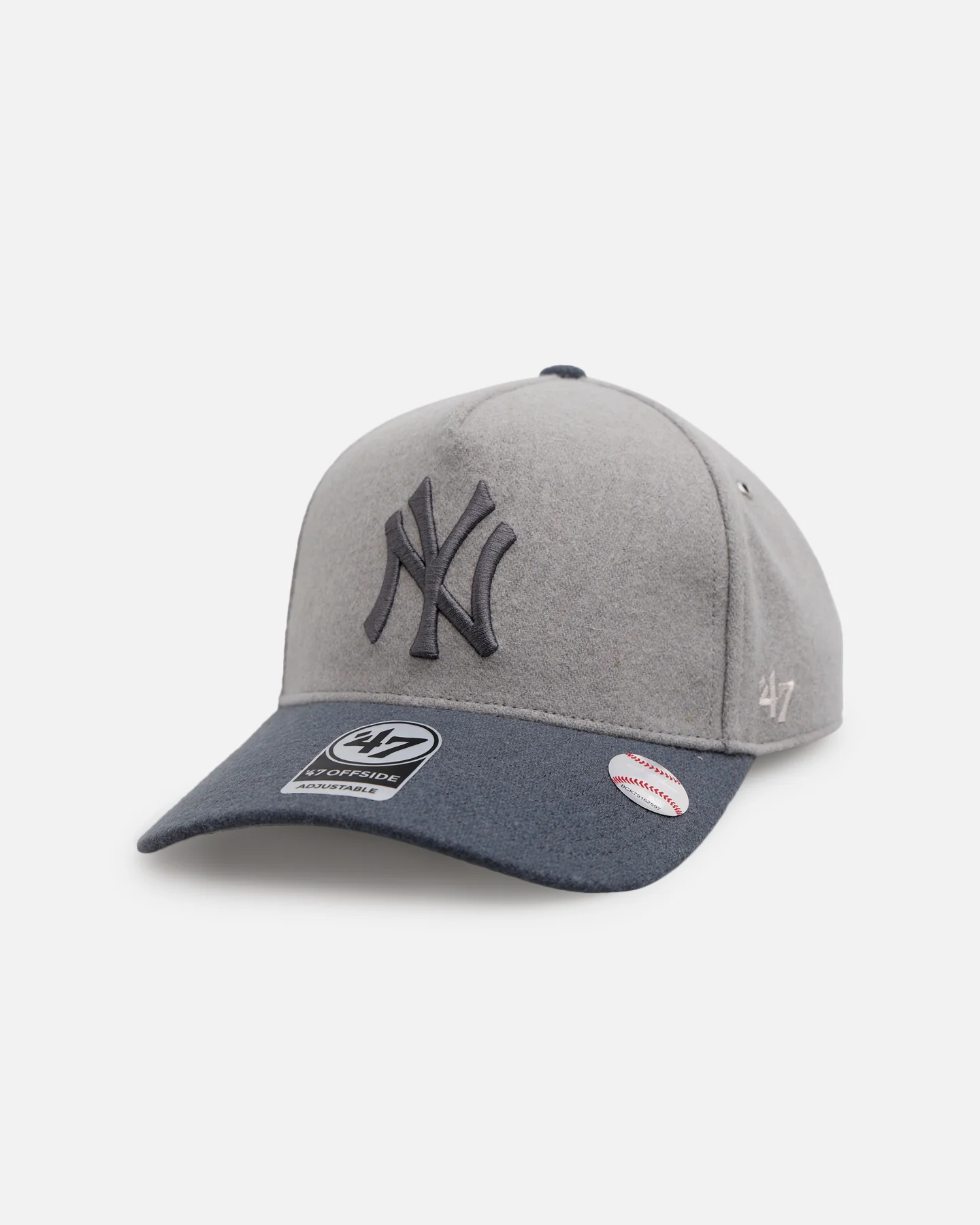 47 Brand New York Yankees 'Shades Of Gray' 47 Offside Snapback Cement - Image 2