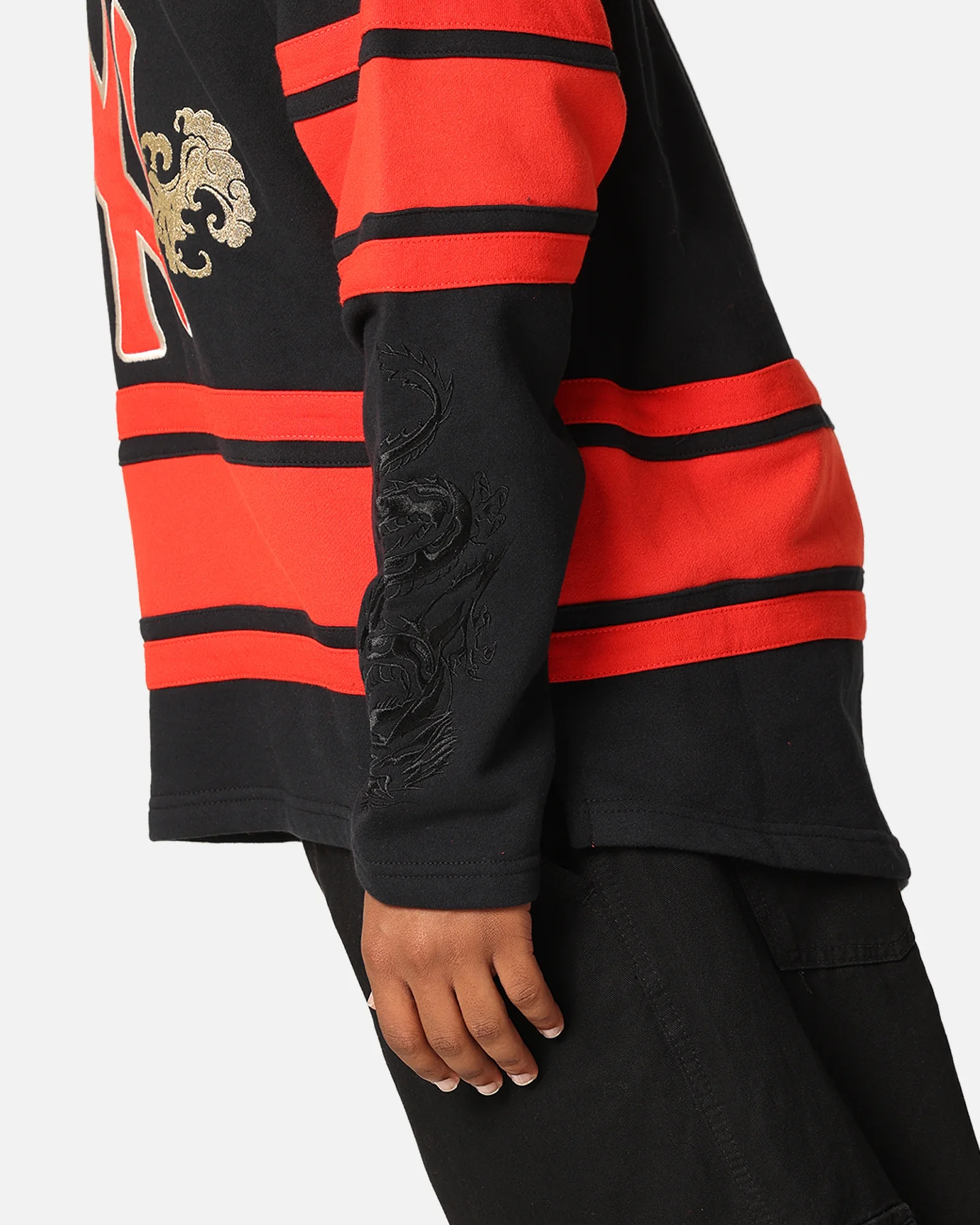 47 Brand New York Yankees 'Year Of The Dragon' Lacer Hoodie Jet Black - Image 6