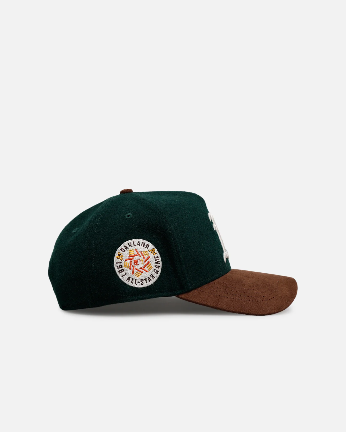 47 Brand Oakland Athletics 'Fall Leaves' 47 Offside Snapback Green/Brown - Image 4