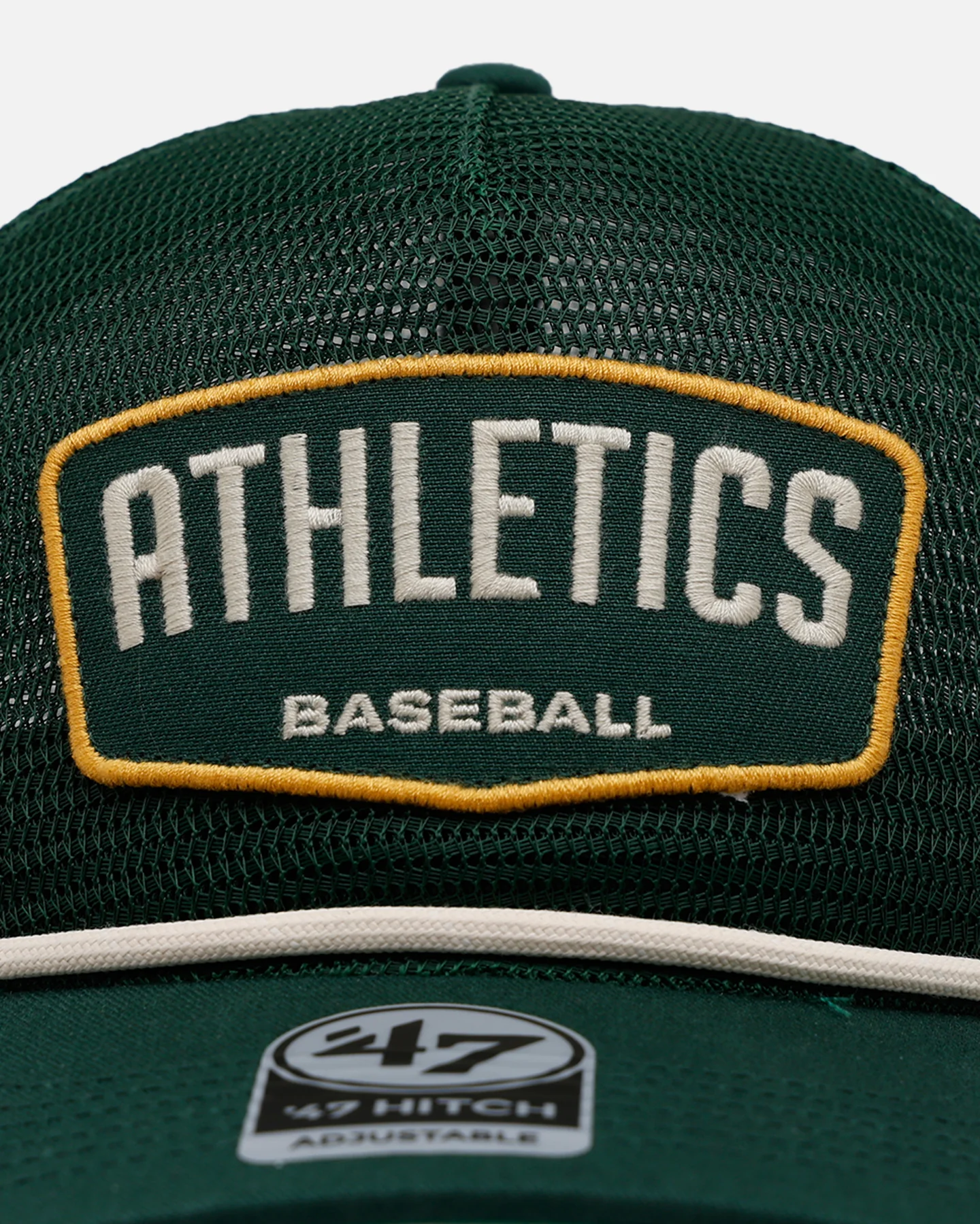 47 Brand Oakland Athletics 'Mesh' Hitch Trucker Snapback Green - Image 5