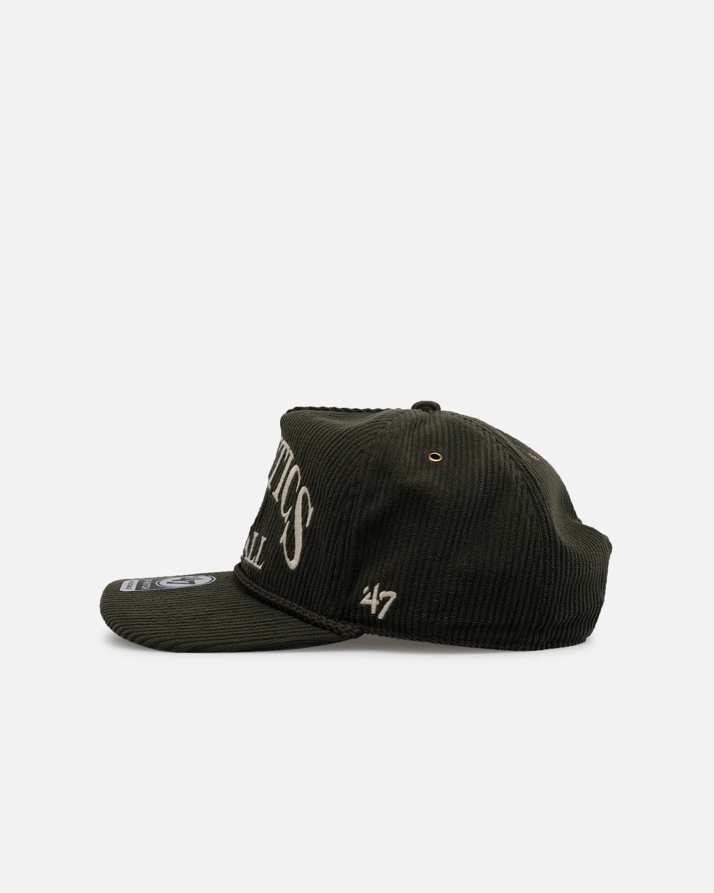 47 Brand Oakland Athletics 'Pitchout' 47 Hitch Corduroy Snapback Green - Image 5