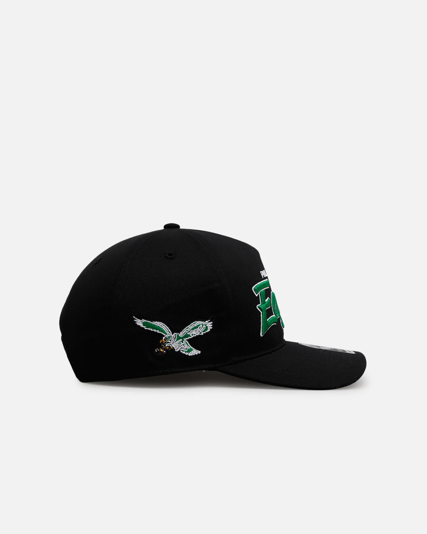 47 Brand Philadelphia Eagles 'Black Dome Script' 47 Hitch Snapback Black - Image 3
