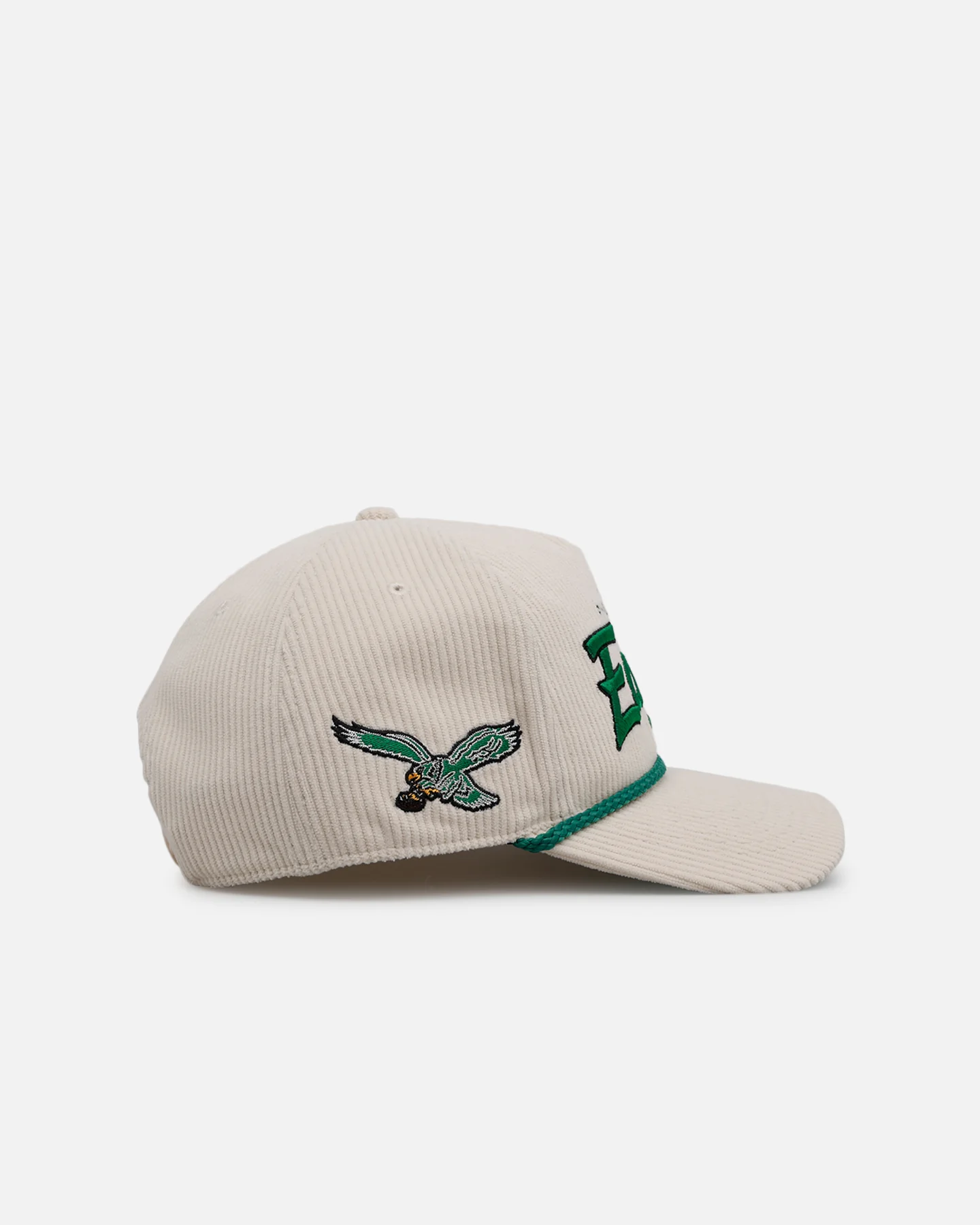 47 Brand Philadelphia Eagles 'Natural Script' Premium Hitch Corduroy Snapback Natural - Image 4