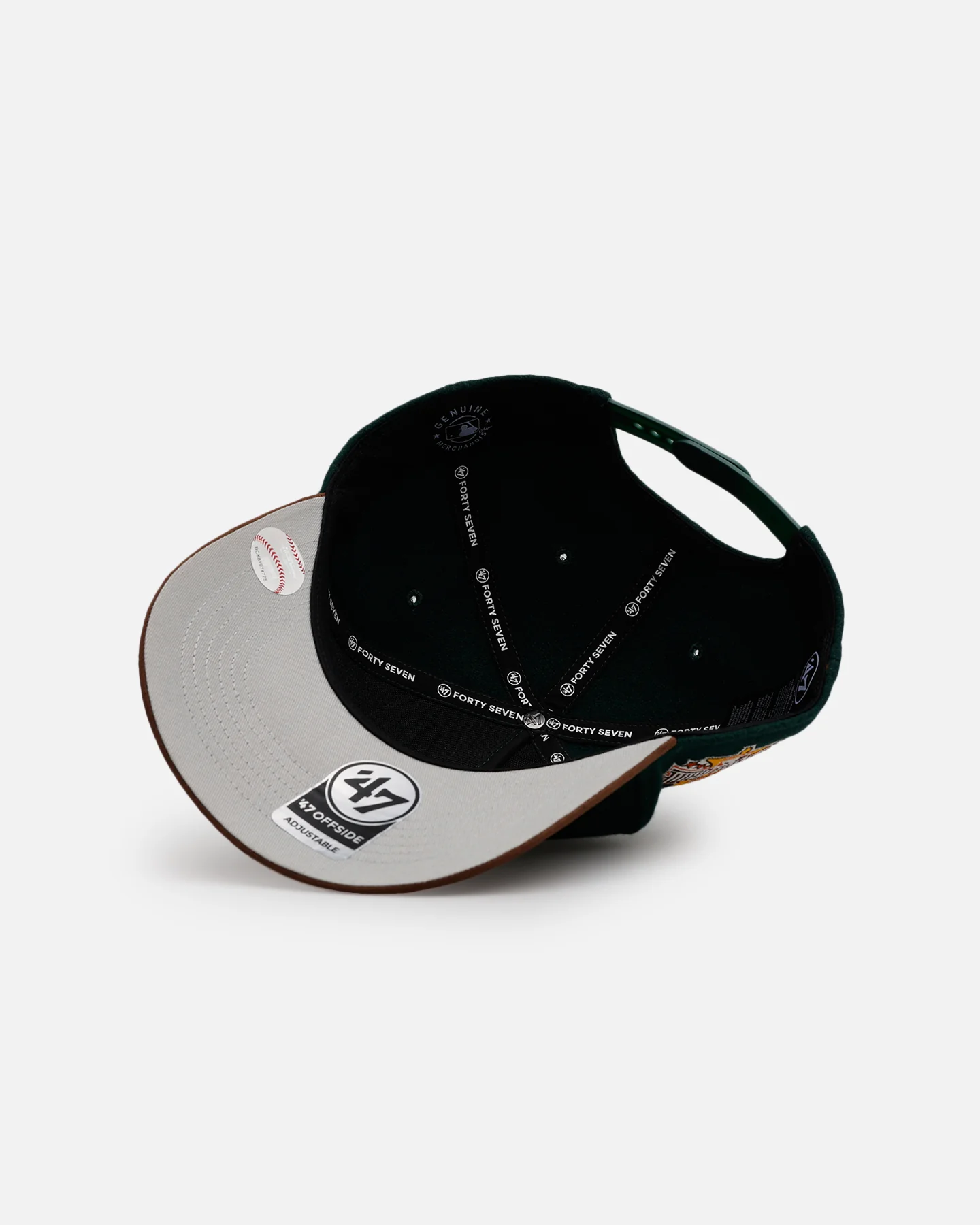 47 Brand Philadelphia Phillies 'Fall Leaves' 47 Offside Snapback Green/Brown - Image 7