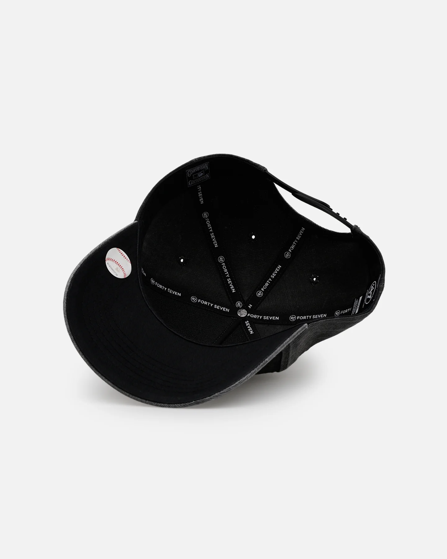 47 Brand Philadelphia Phillies 'Washed Black' Offside DT Snapback Washed Black - Image 6