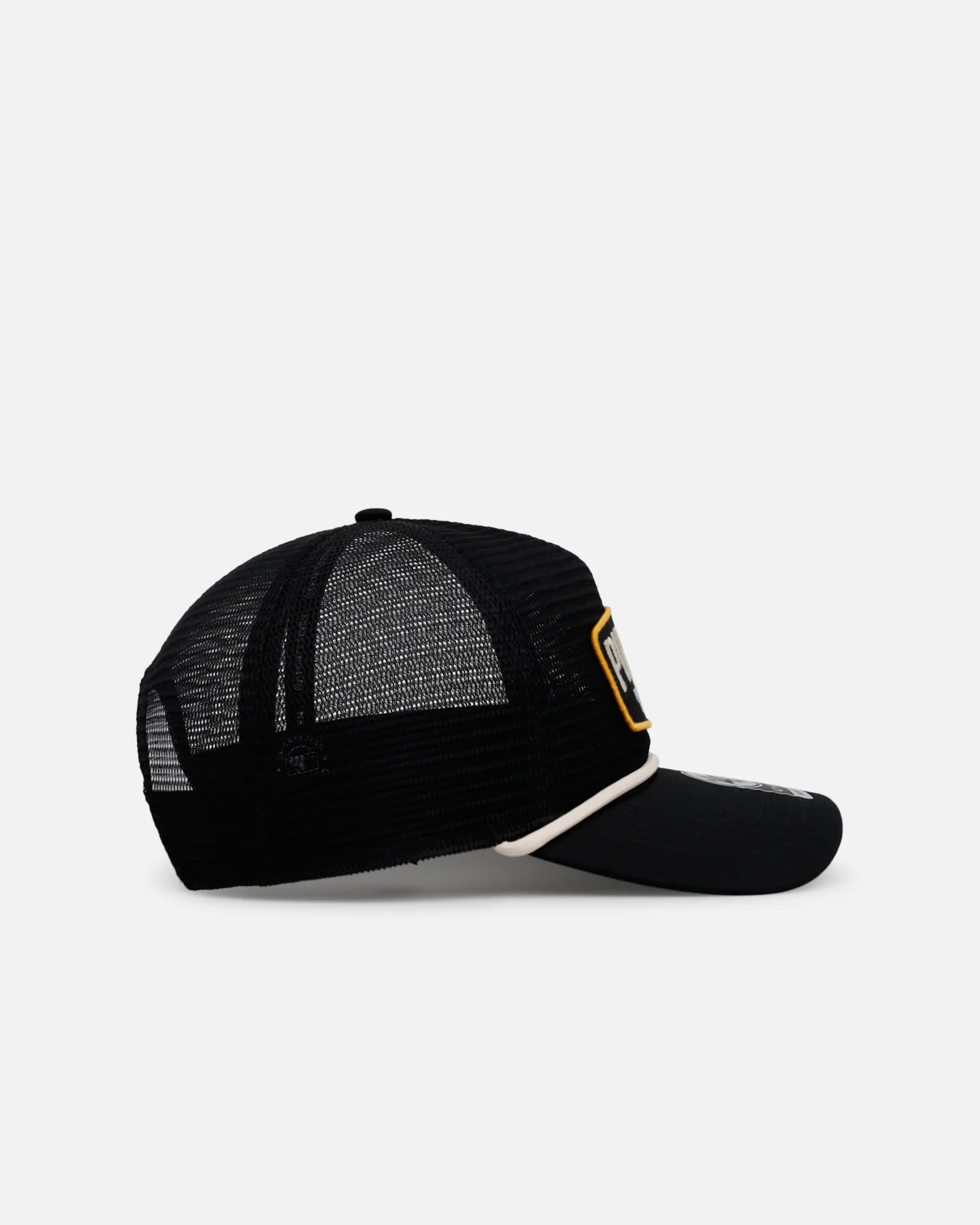 47 Brand Pittsburgh Pirates 'Mesh' Hitch Trucker Snapback Black - Image 3