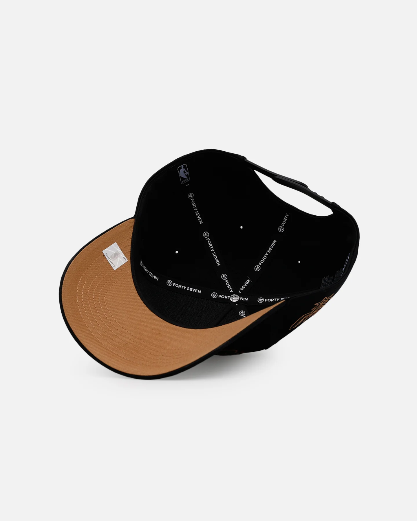 47 Brand San Antonio Spurs 'Round Em Up' '47 Offside Snapback Black - Image 6