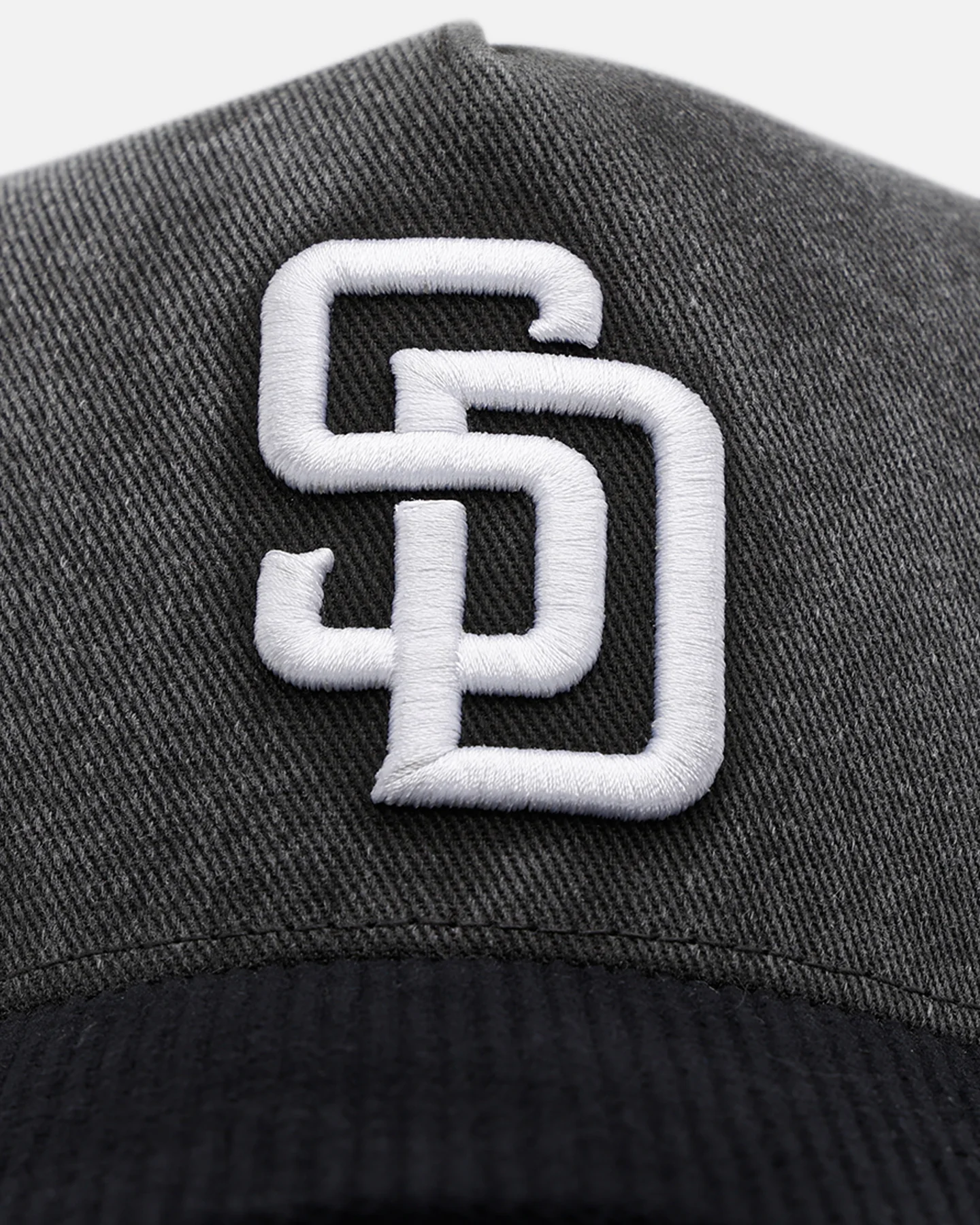 47 Brand San Diego Padres 'Apollo Corduroy' Offside DT Snapback Black - Image 6