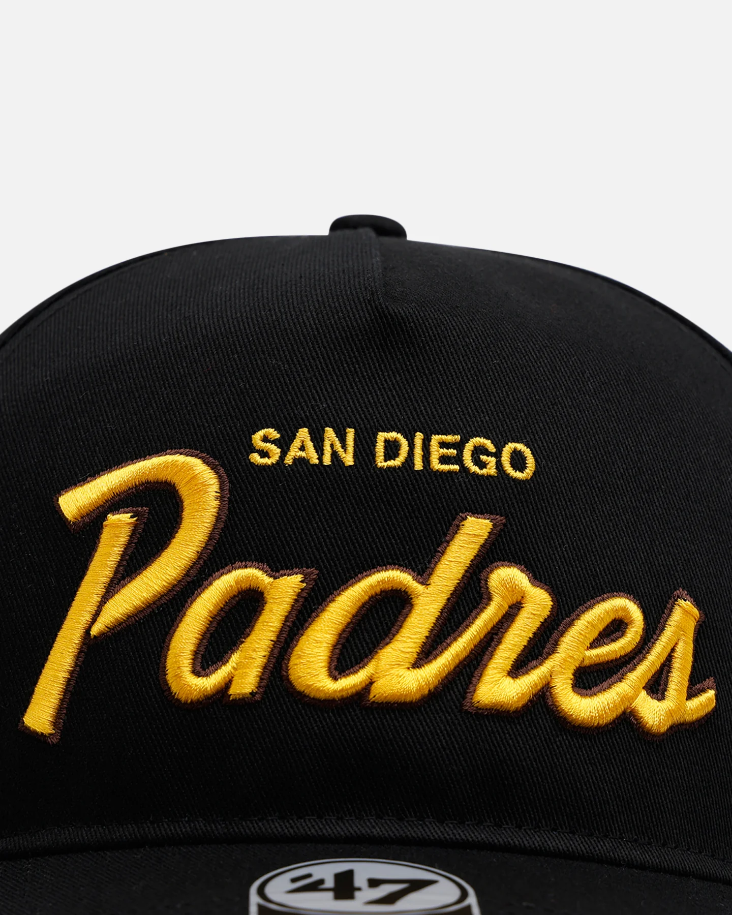 47 Brand San Diego Padres 'Black Dome Script' 47 Hitch Snapback Black - Image 5