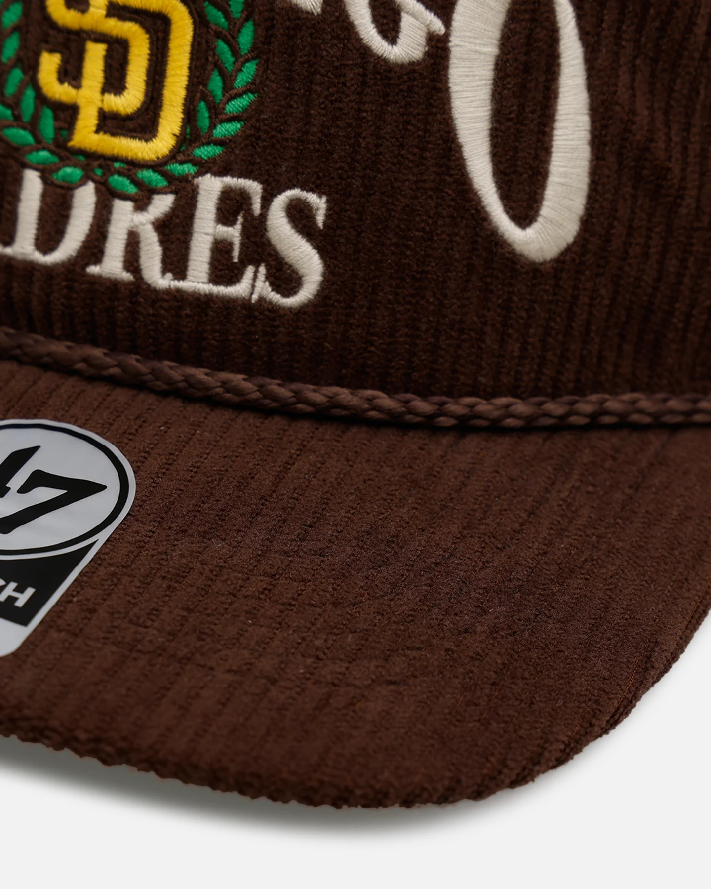 47 Brand San Diego Padres 'Pitchout' 47 Hitch Corduroy Snapback Brown - Image 2