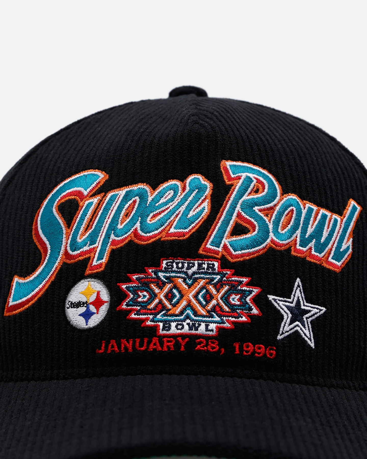 47 Brand Super Bowl XXX 'Vintage Super Bowl' 47 Hitch Corduroy Snapback Black - Image 6