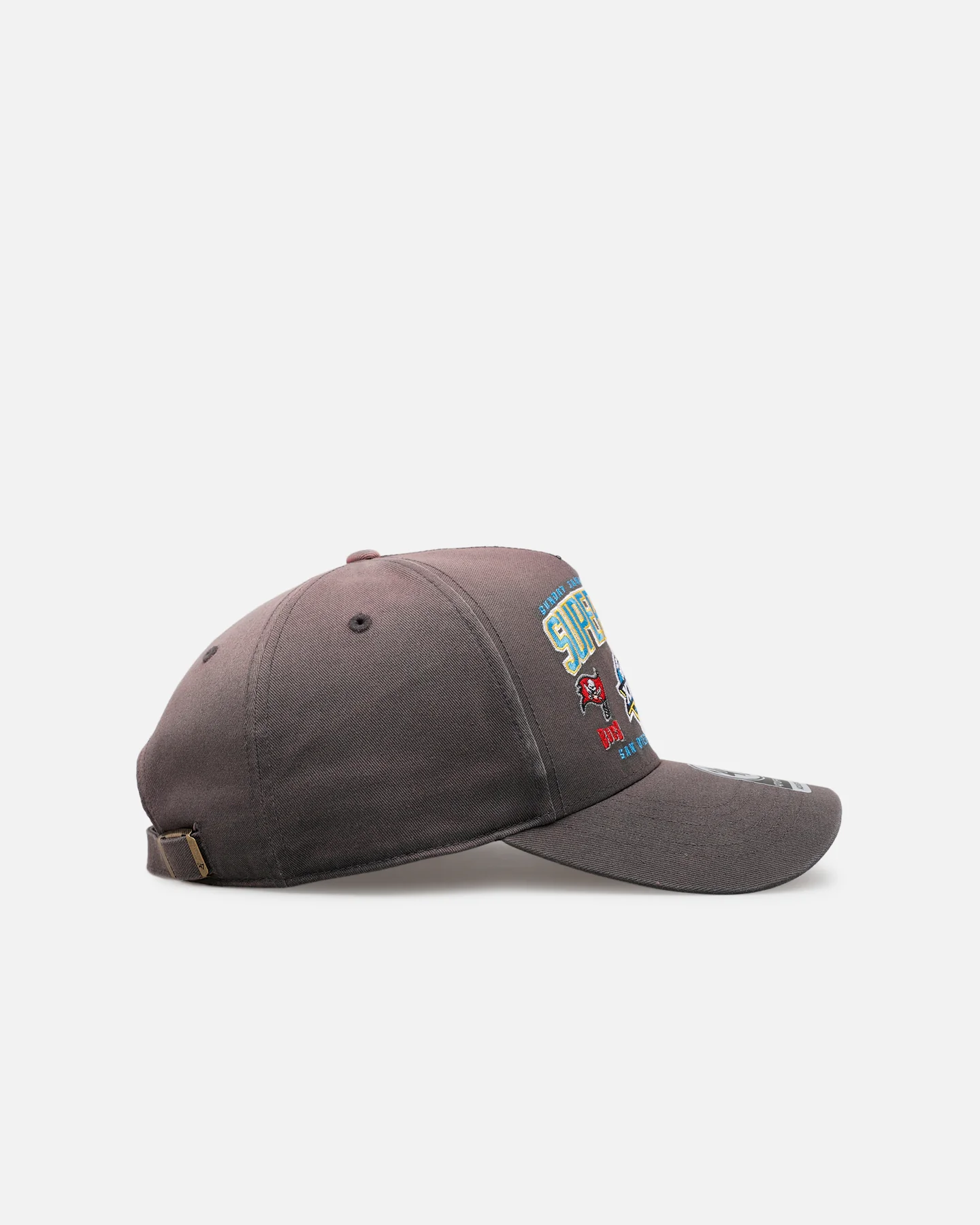 47 Brand Tampa Bay Buccaneers Vs Las Vegas Raiders 'Vintage Super Bowl' XXXVII '47 Offside Strapback Charcoal - Image 3