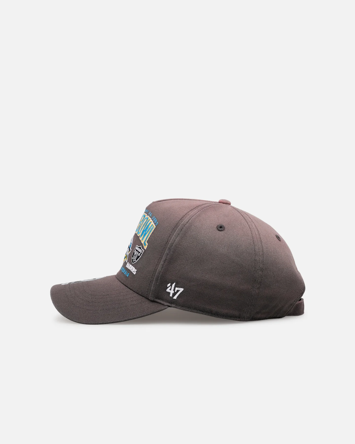 47 Brand Tampa Bay Buccaneers Vs Las Vegas Raiders 'Vintage Super Bowl' XXXVII '47 Offside Strapback Charcoal - Image 4