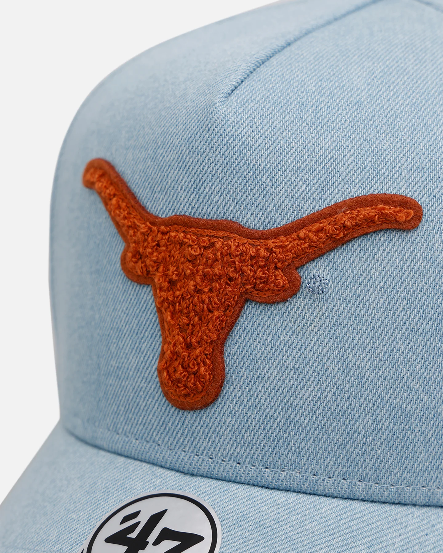47 Brand Texas Longhorns 'Denim Chenille' 47 Offside Snapback Denim - Image 7