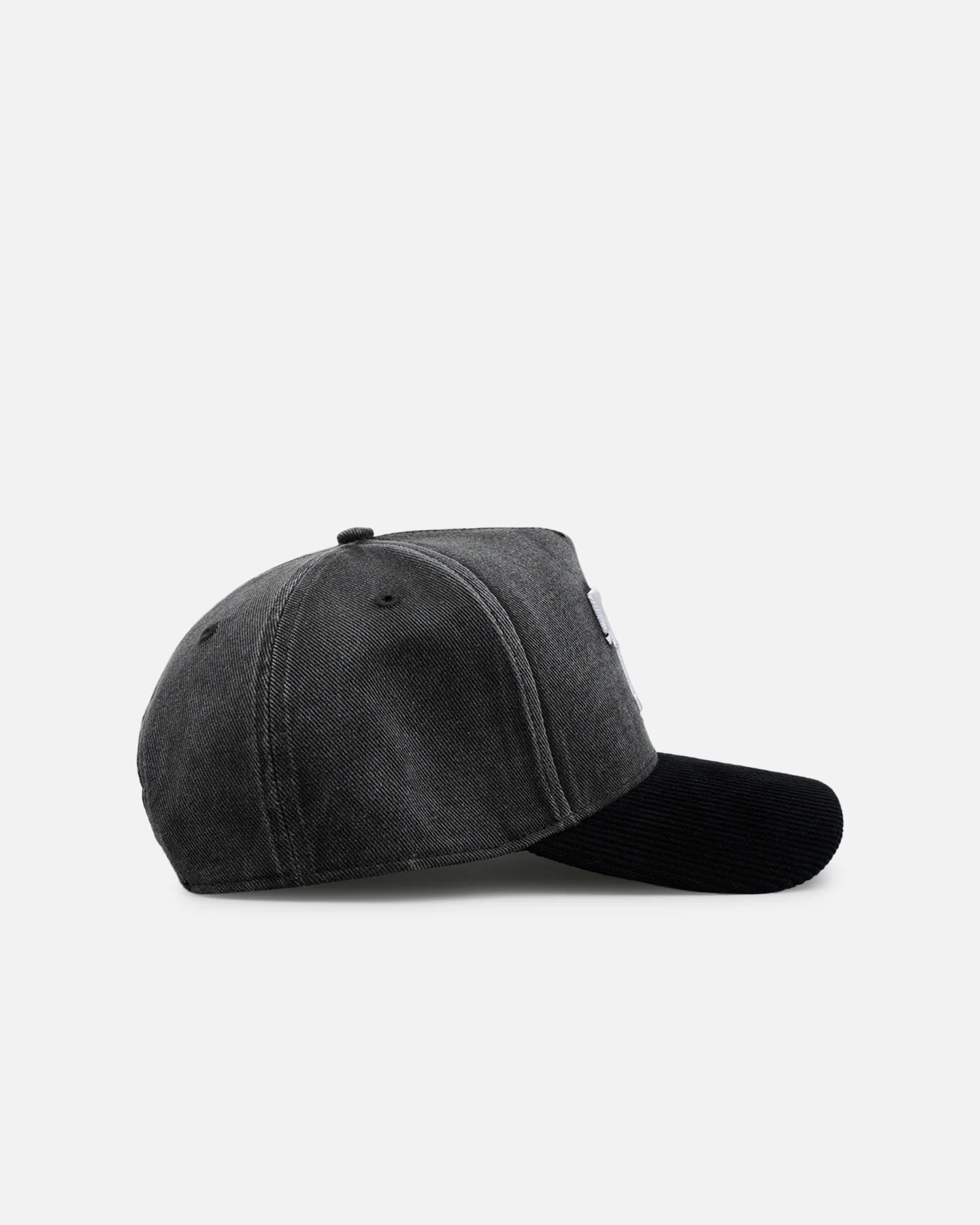 47 Brand Texas Rangers 'Apollo Corduroy' Offside DT Snapback Black - Image 4