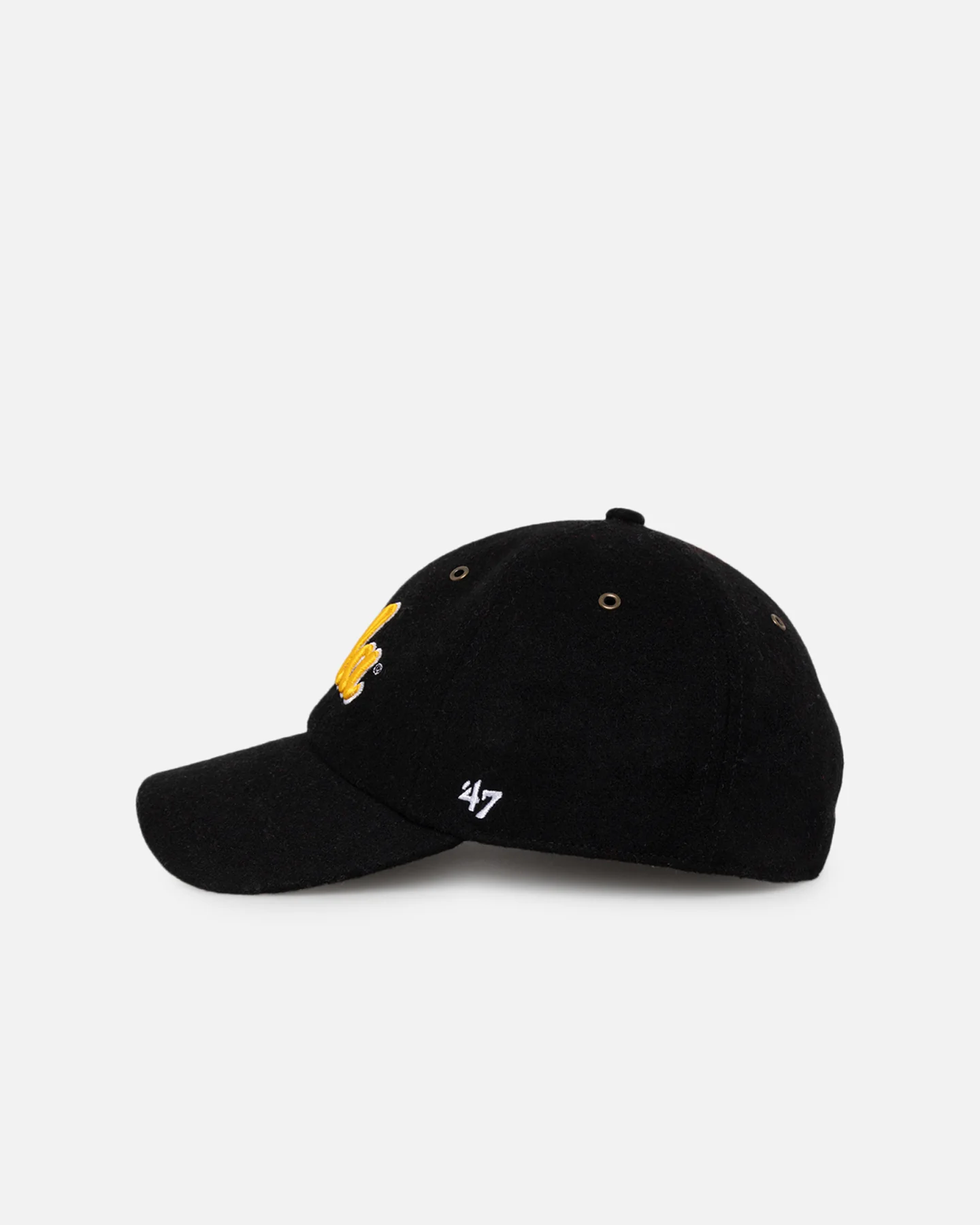 47 Brand UCLA Bruins Wooly Clean Up Strapback Black - Image 5