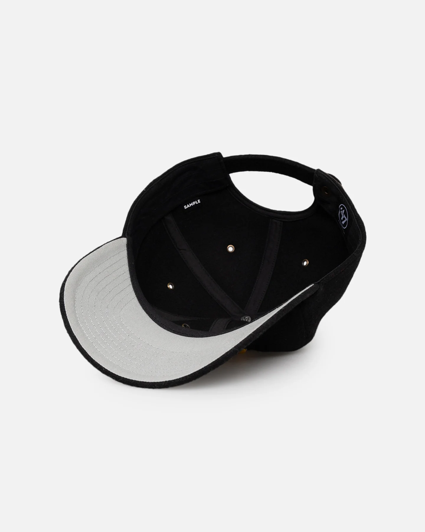47 Brand UCLA Bruins Wooly Clean Up Strapback Black - Image 6