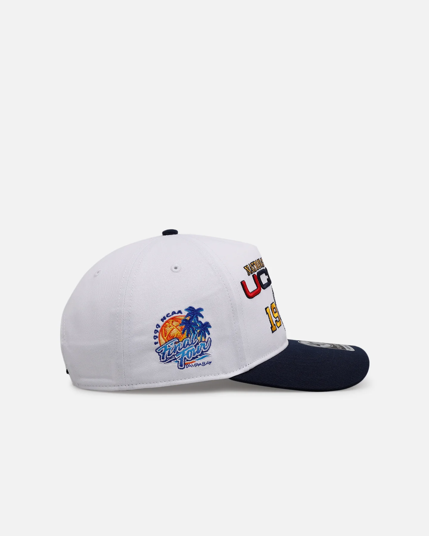47 Brand UCONN 1999 'March Madness' Hitch Snapback White/Navy - Image 3