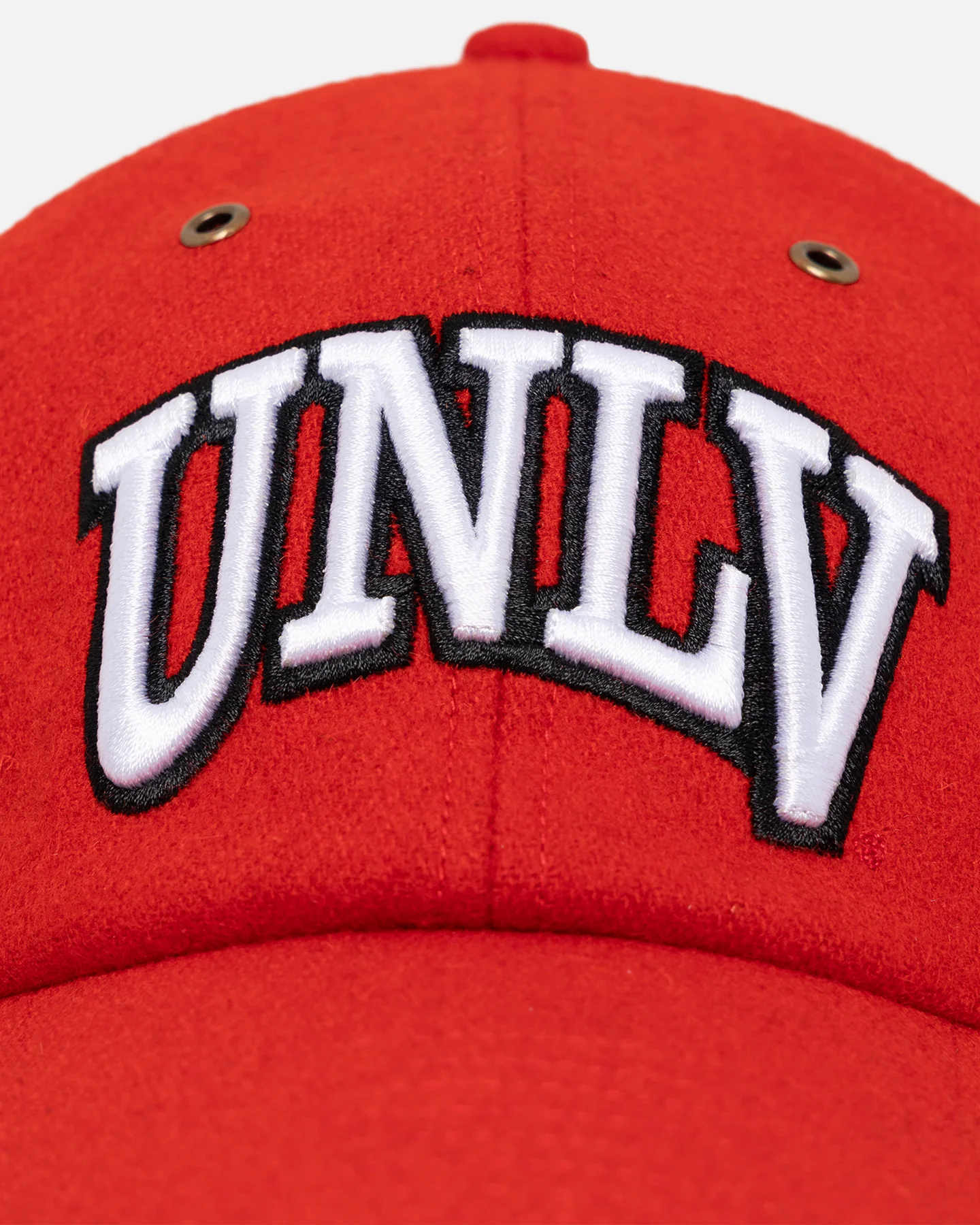 47 Brand UNLV Las Vegas Rebbels Wooly Clean Up Strapback Red - Image 2