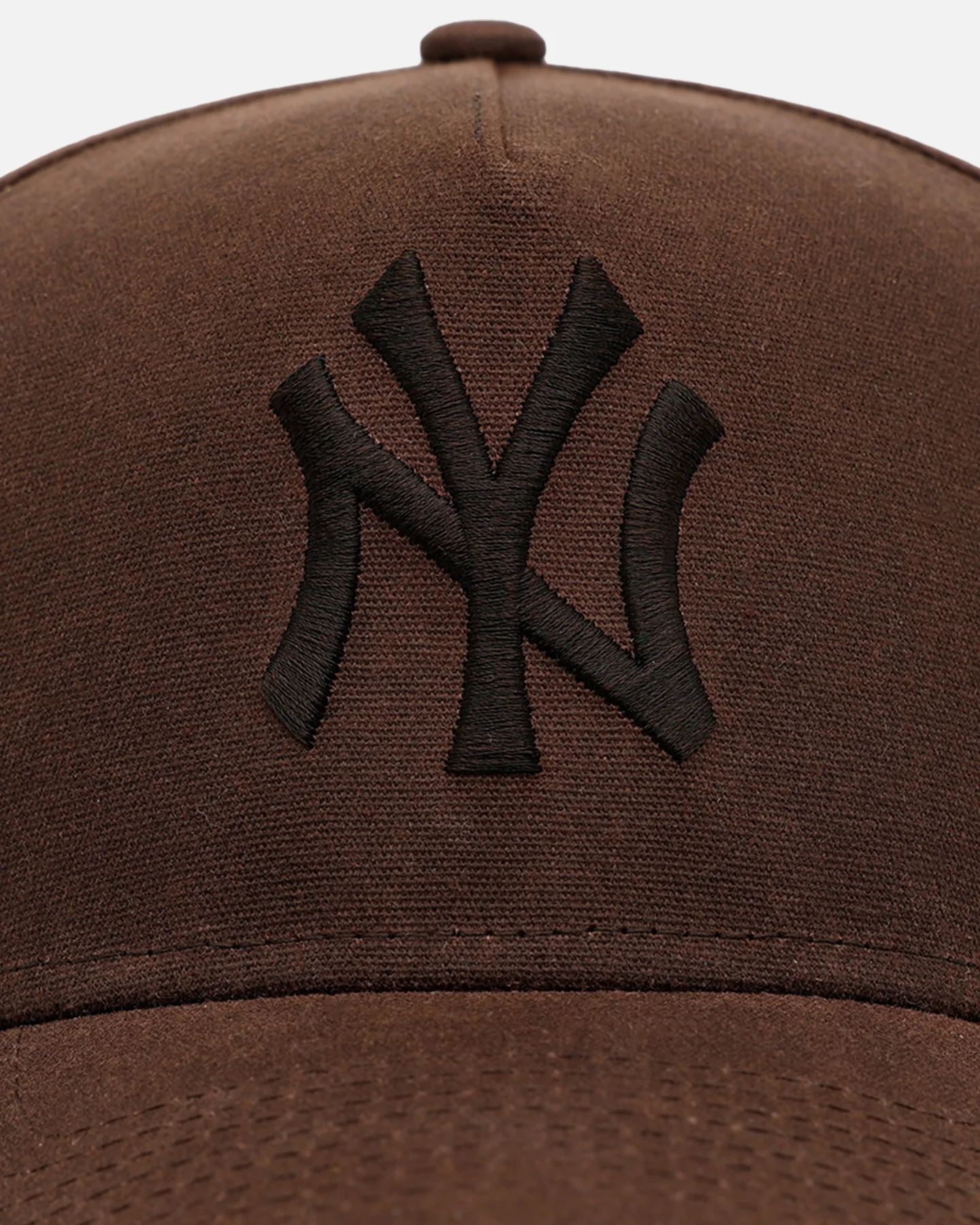 New Era New York Yankees 'Waxed Canvas QS' 59FORTY A-Frame Fitted Brown - Image 5