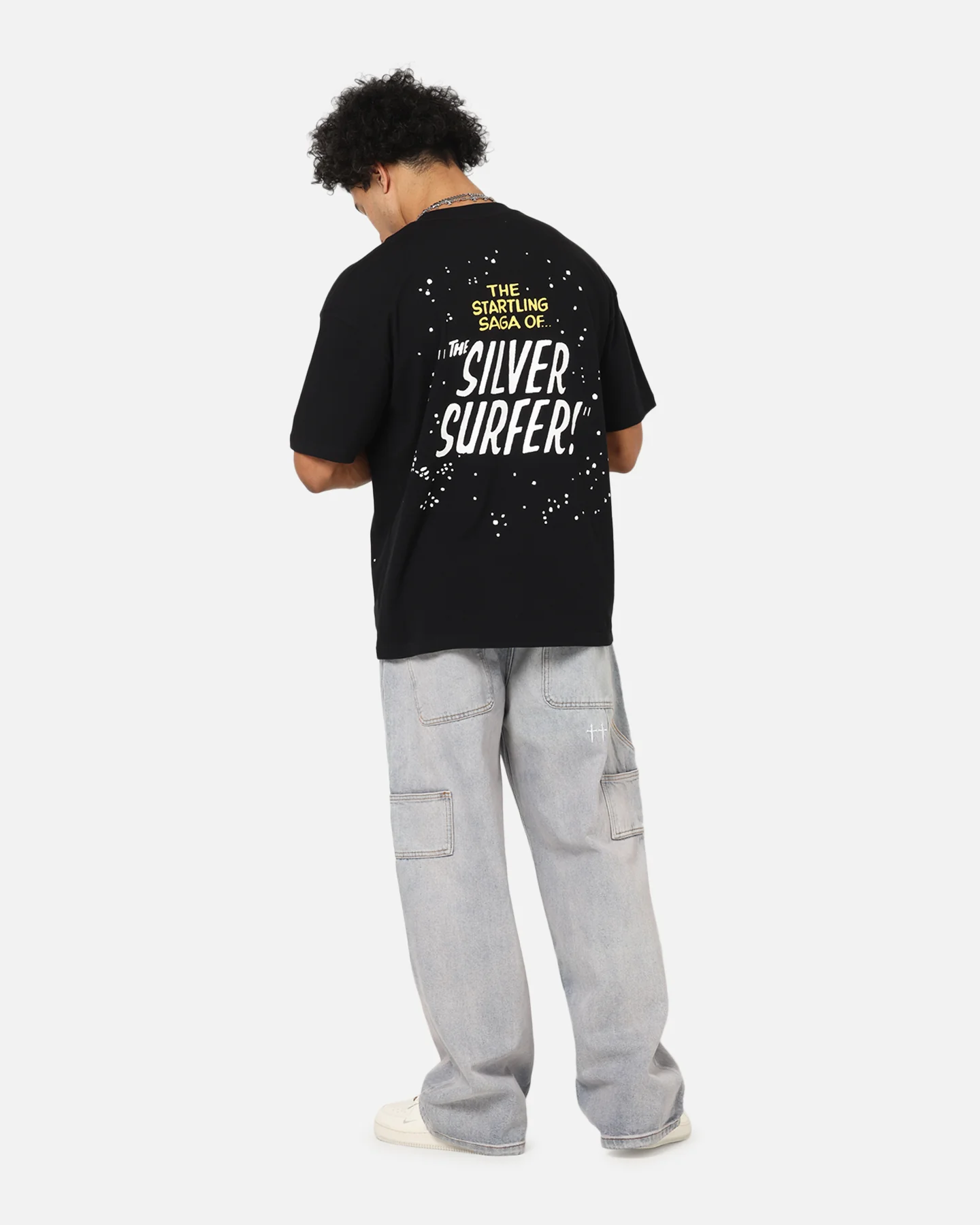73Studio Marvel Fantastic Four Silver Surfer Saga T-Shirt Black - Image 4